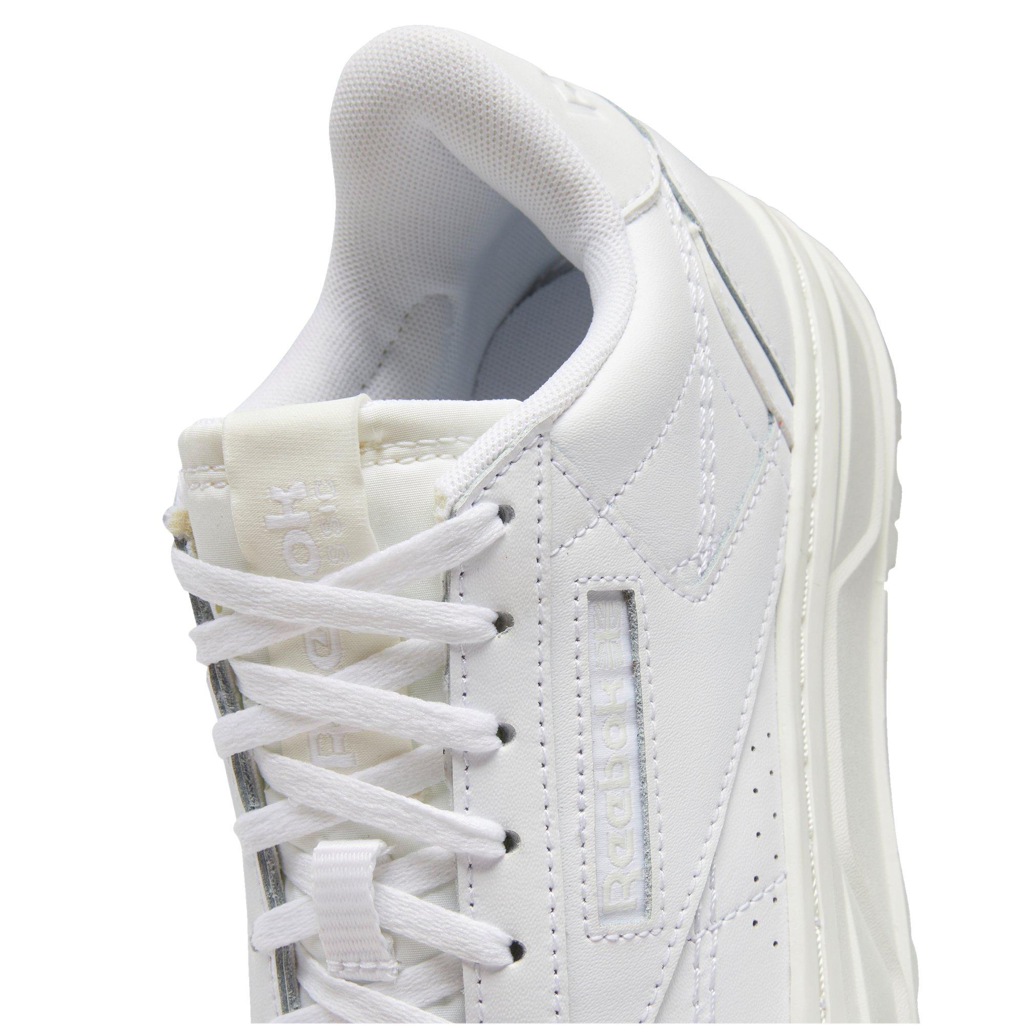 Reebok Club C Double GEO "Ftwr White/Ftwr White/Chalk" Women's Shoe - WHITE Thumbnail View 10