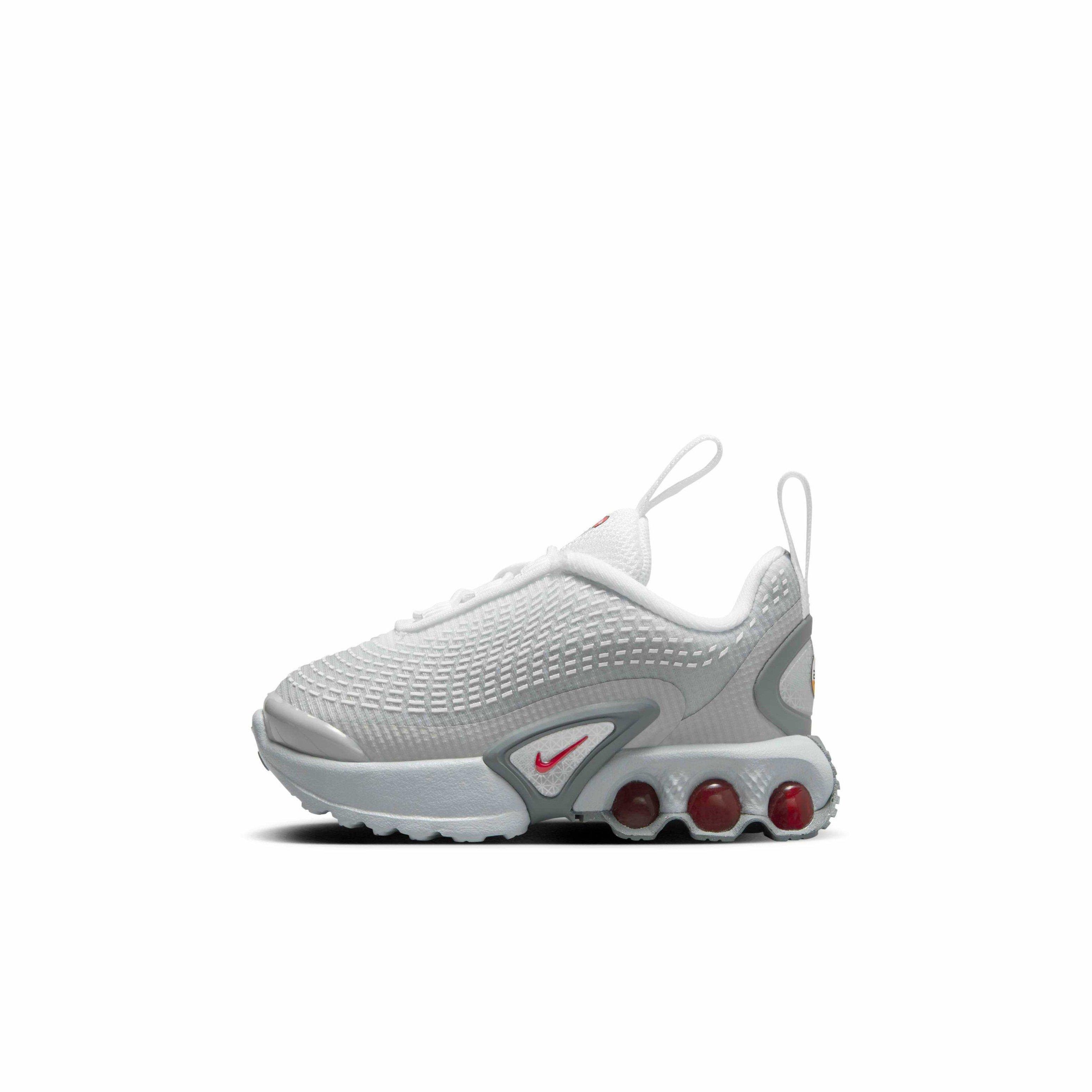 Nike Air Max Dn SE "Light Smoke Grey/White/Smoke Grey/University Red" Infant Boys' Shoe - LT GREY/WHITE/GREY/RED Thumbnail View 2