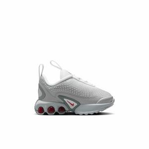 Nike Air Max Dn SE "Light Smoke Grey/White/Smoke Grey/University Red" Infant Boys' Shoe