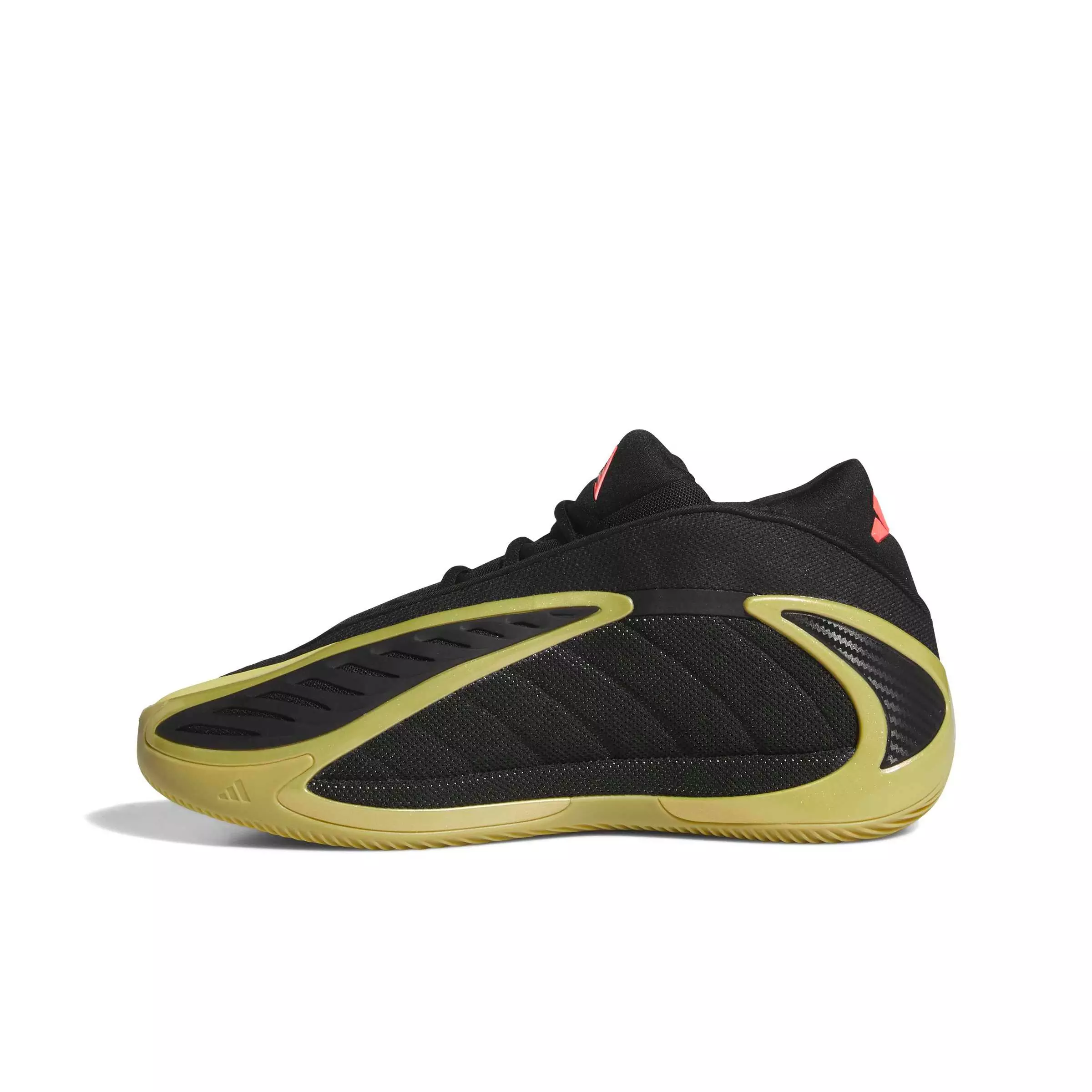 adidas Anthony Edwards 2 "Core Black/Gold Metallic/Solar Turbo" Men's Basketball Shoe - BLACK/GOLD/TURBO