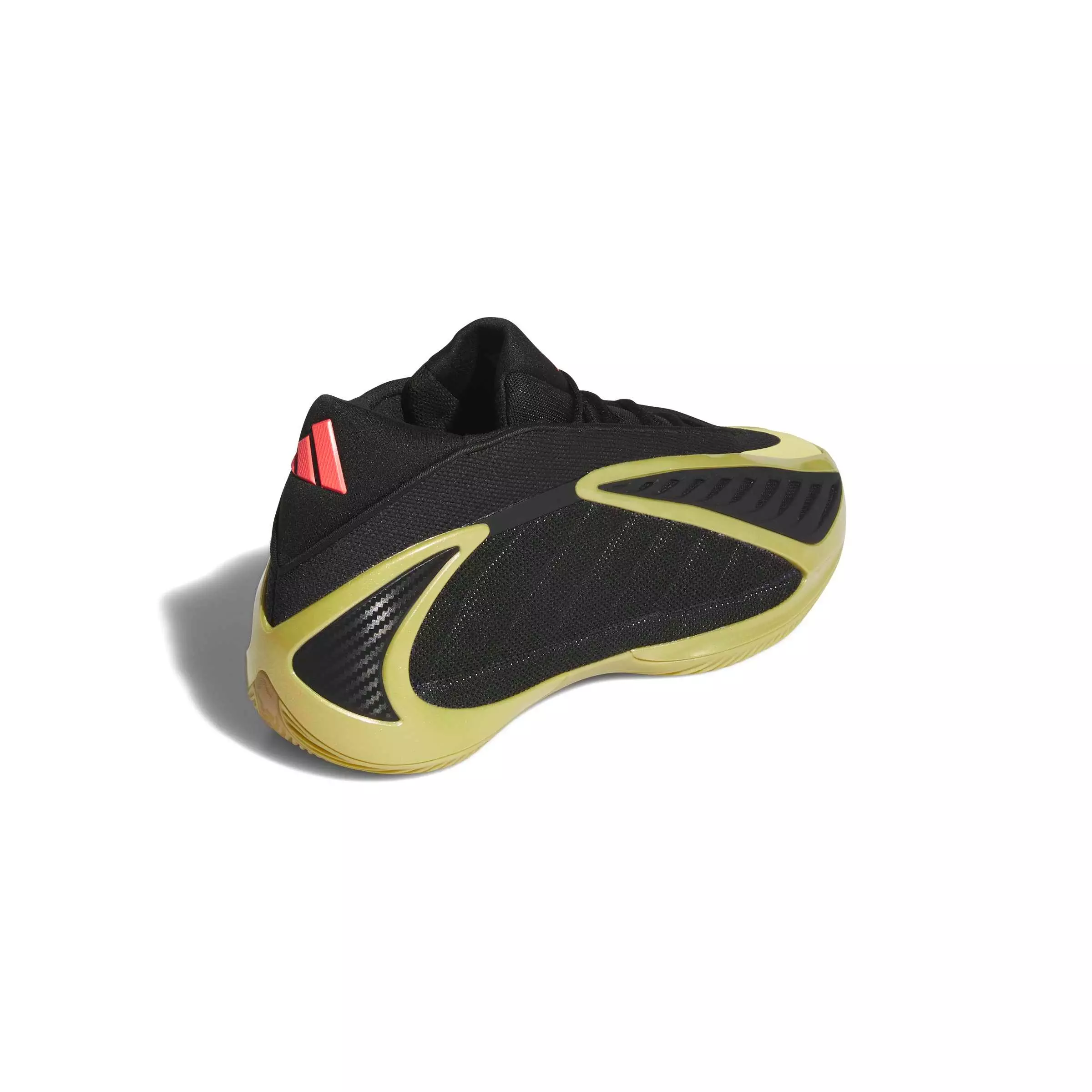 adidas Anthony Edwards 2 "Core Black/Gold Metallic/Solar Turbo" Men's Basketball Shoe - BLACK/GOLD/TURBO
