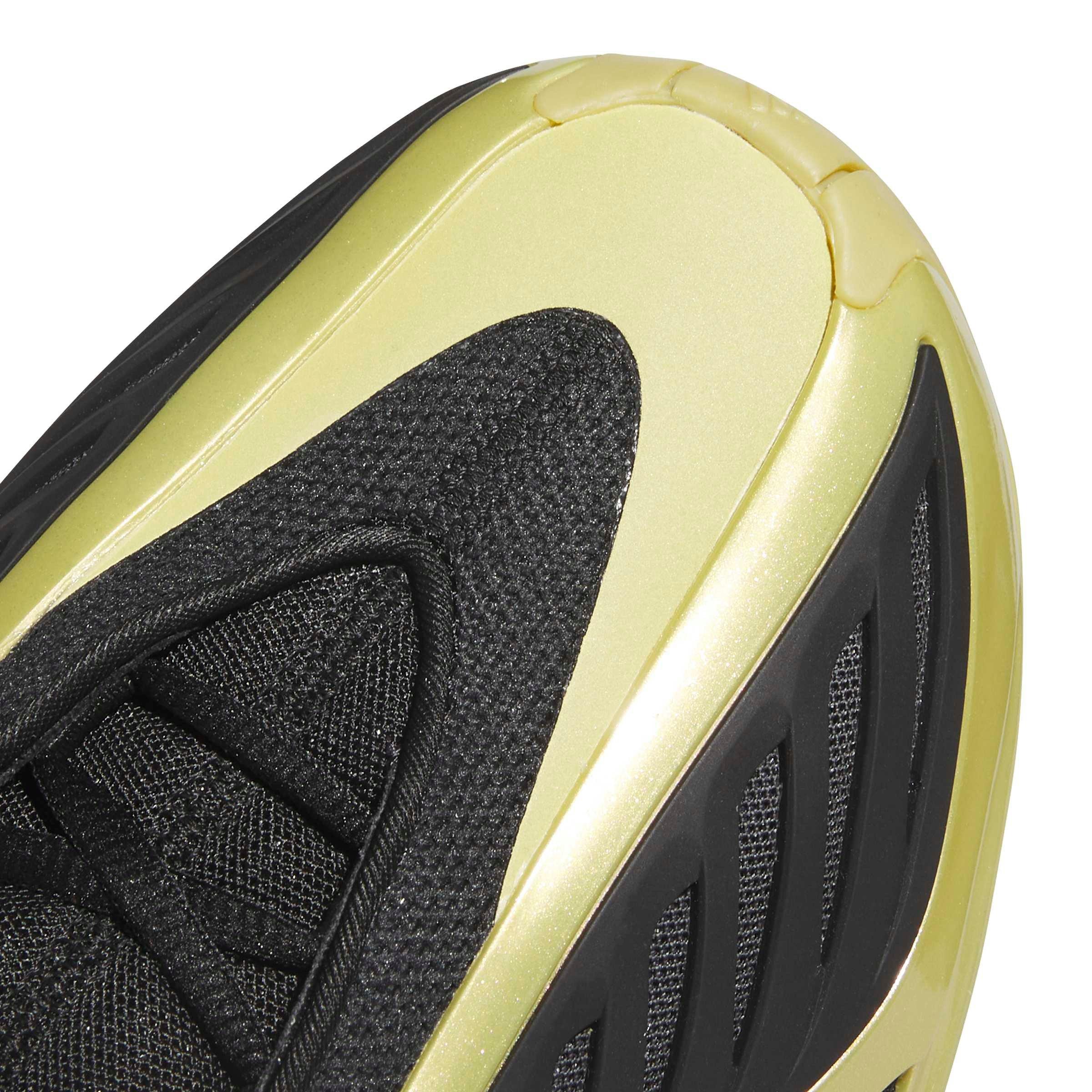 adidas Anthony Edwards 2 "Core Black/Gold Metallic/Solar Turbo" Men's Basketball Shoe - BLACK/GOLD/TURBO Thumbnail View 7