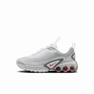 Nike Air Max Dn "Light Smoke Grey/White/Smoke Grey/University Red" Preschool Boys' Shoe
