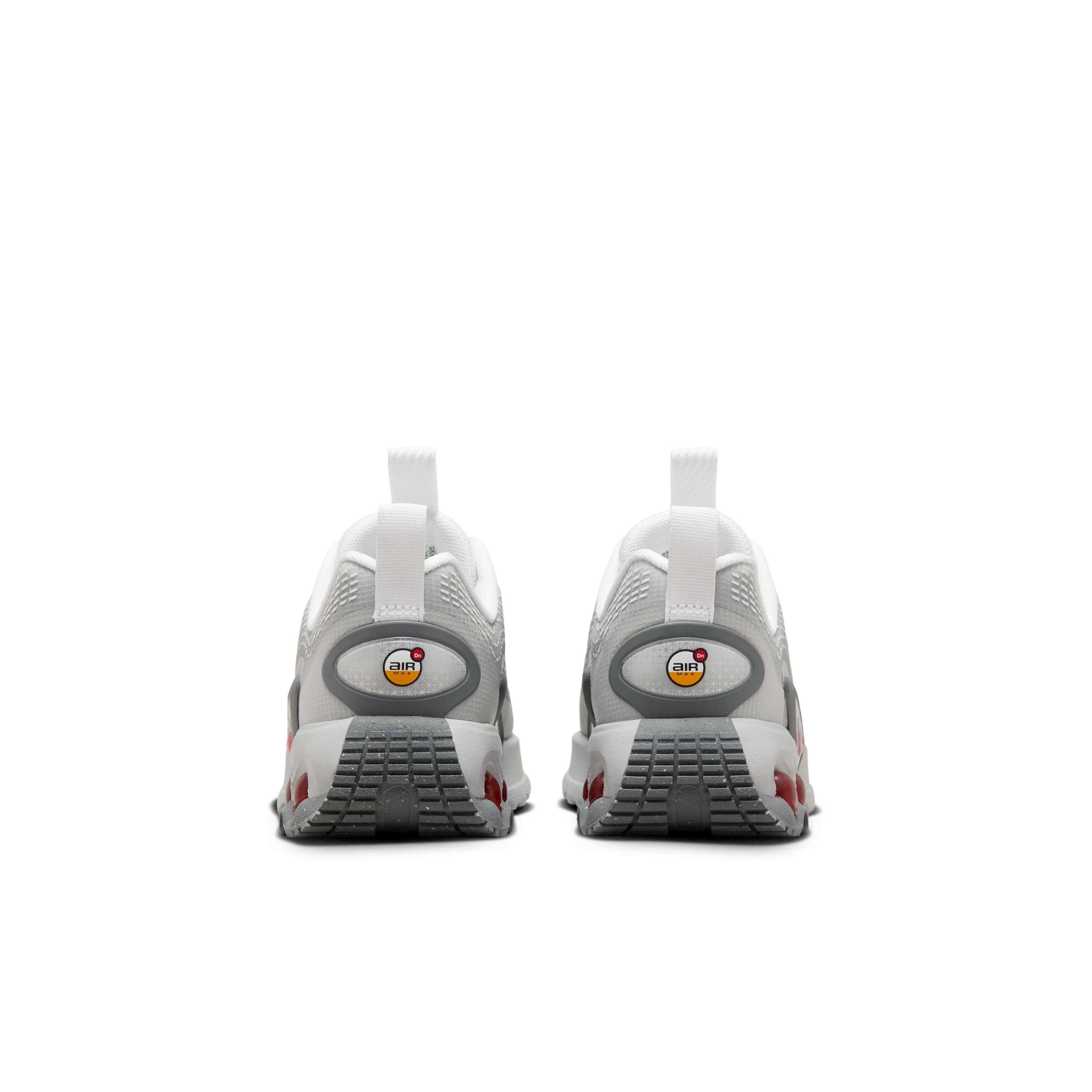 Nike Air Max Dn "Light Smoke Grey/White/Smoke Grey/University Red" Preschool Boys' Shoe - LT GREY/WHITE/GREY/RED Thumbnail View 5