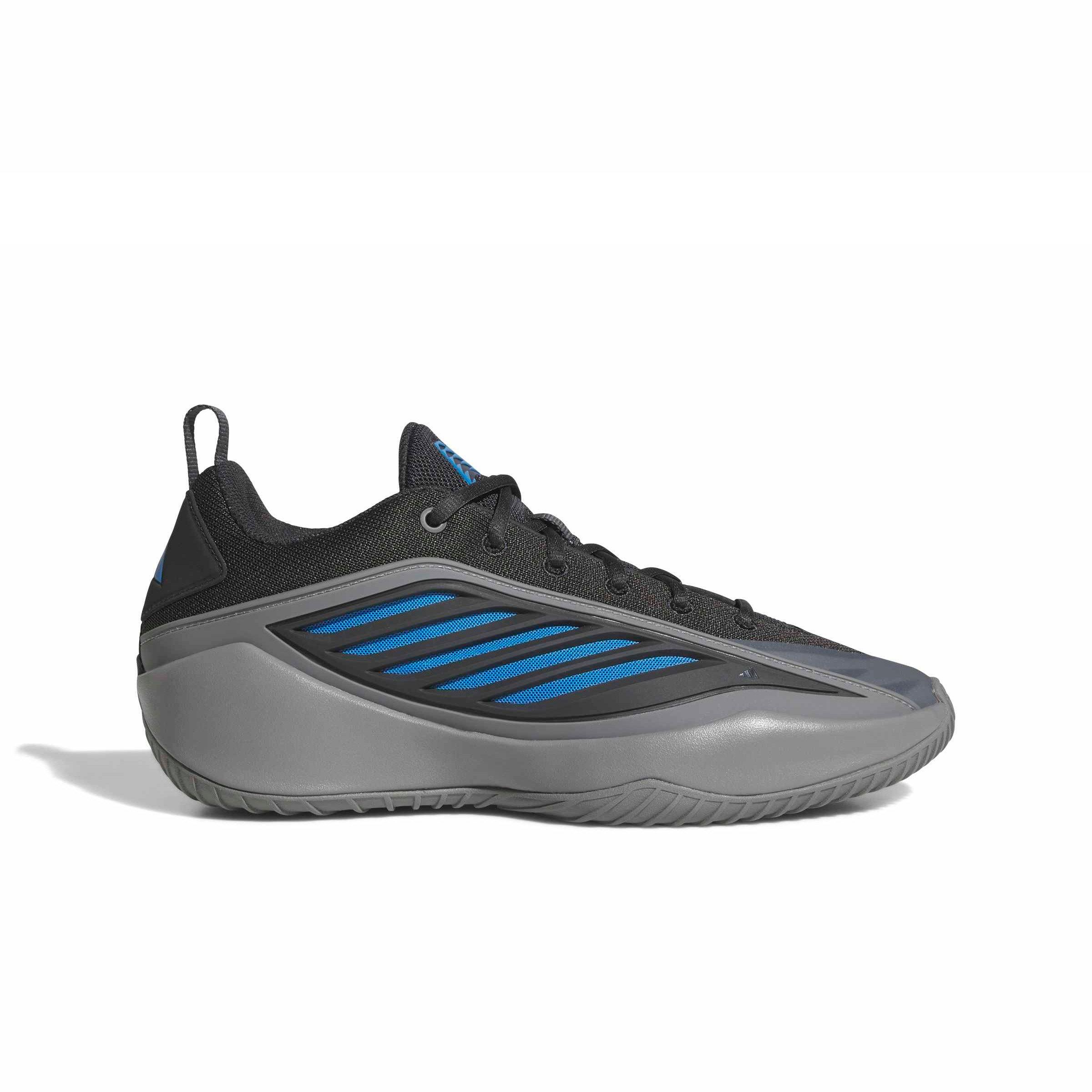 adidas Believe That 1 "Carbon/Grey Three/Lucid Ray Blue" Men's Basketball Shoe - CARBON/GREY/BLUE Thumbnail View 1
