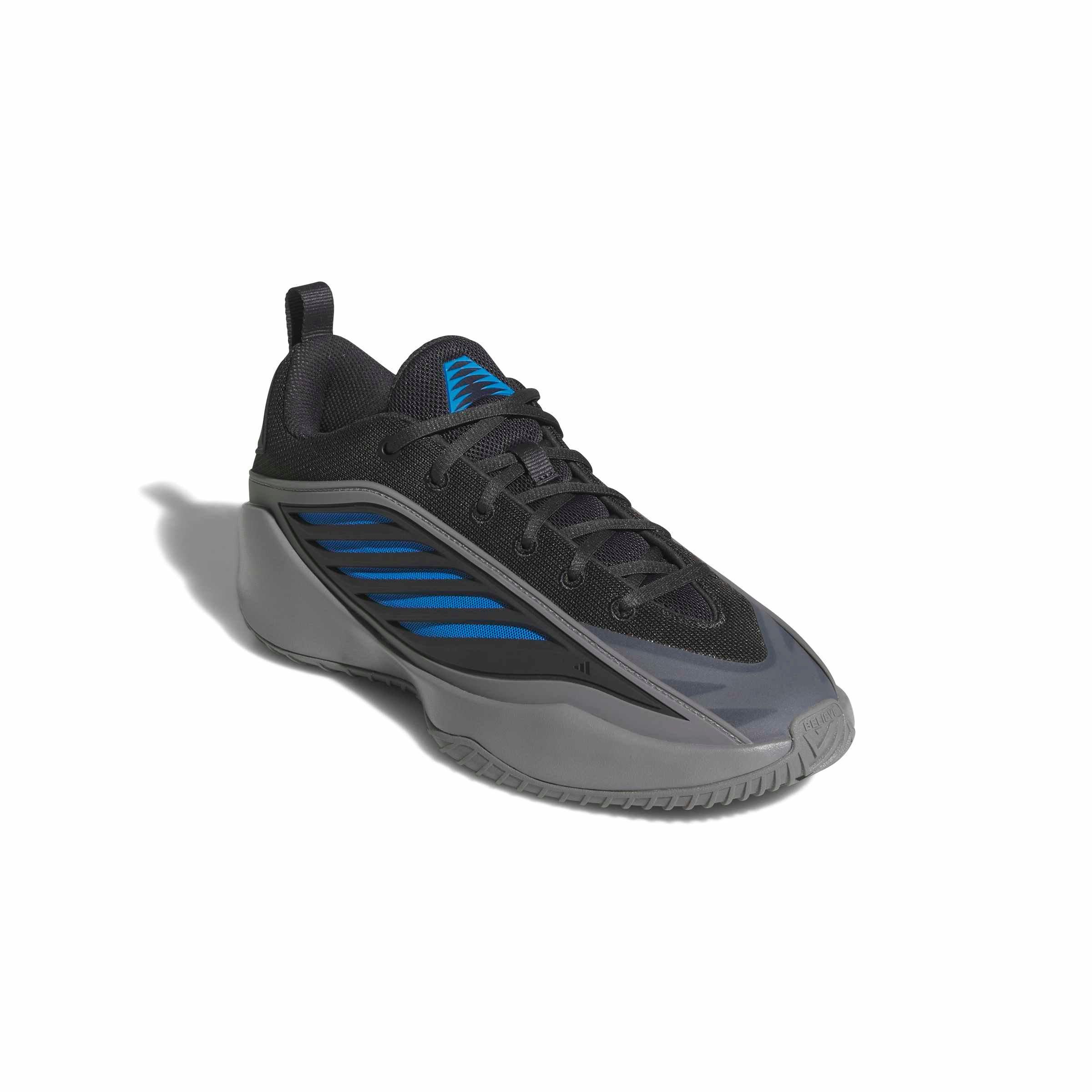 adidas Believe That 1 "Carbon/Grey Three/Lucid Ray Blue" Men's Basketball Shoe - CARBON/GREY/BLUE Thumbnail View 3