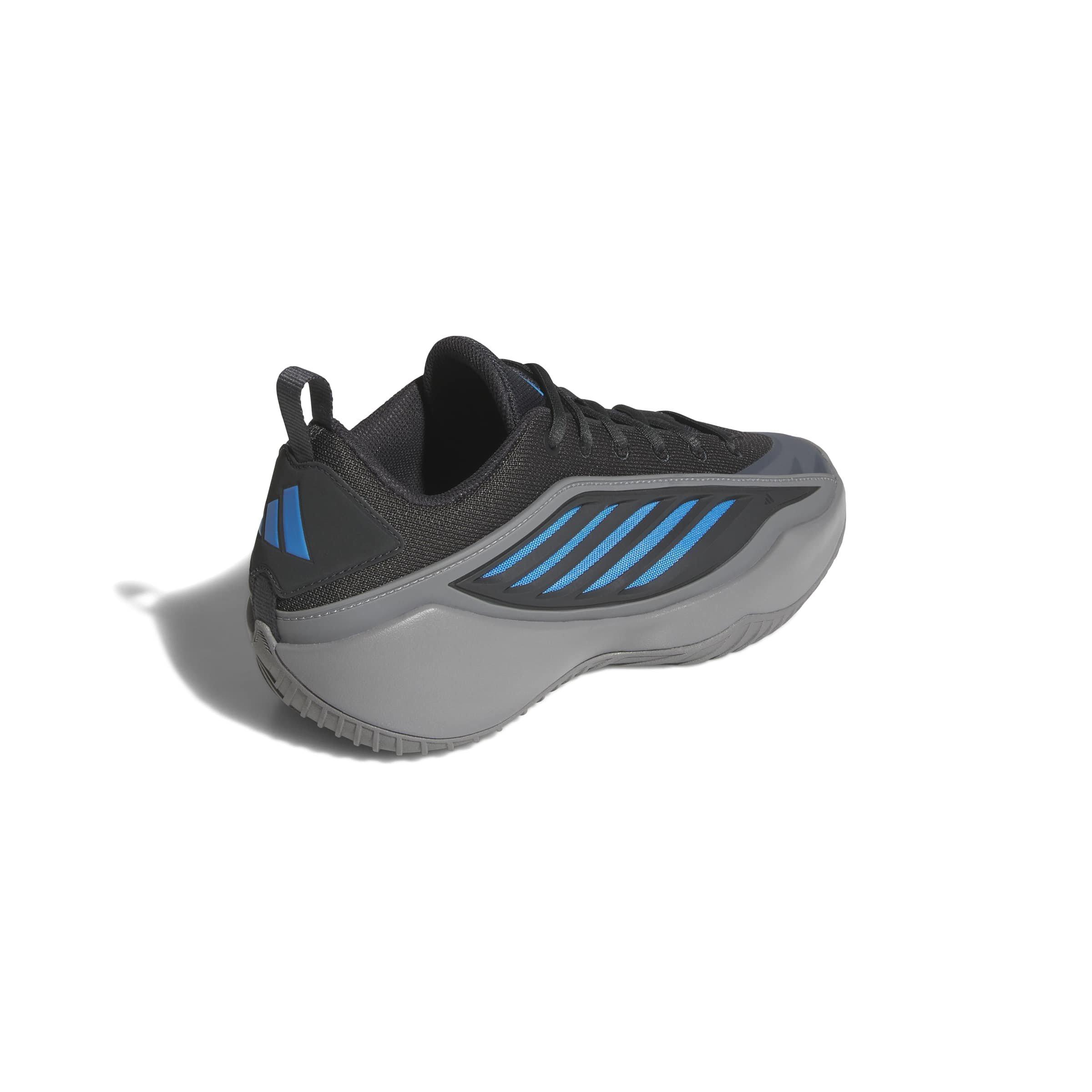adidas Believe That 1 "Carbon/Grey Three/Lucid Ray Blue" Men's Basketball Shoe - CARBON/GREY/BLUE Thumbnail View 4