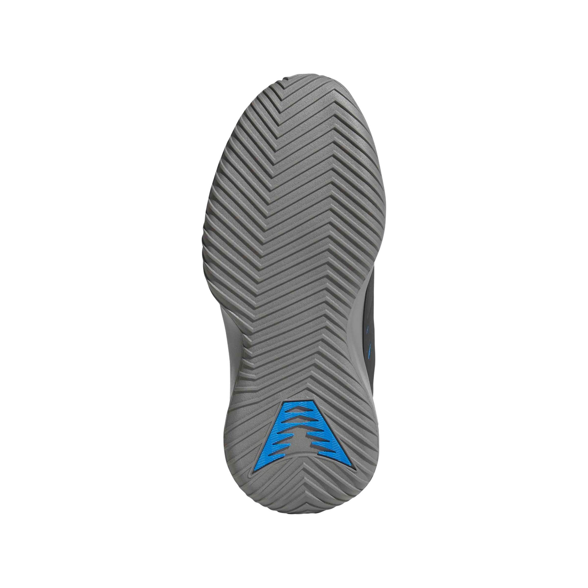 adidas Believe That 1 "Carbon/Grey Three/Lucid Ray Blue" Men's Basketball Shoe - CARBON/GREY/BLUE Thumbnail View 8