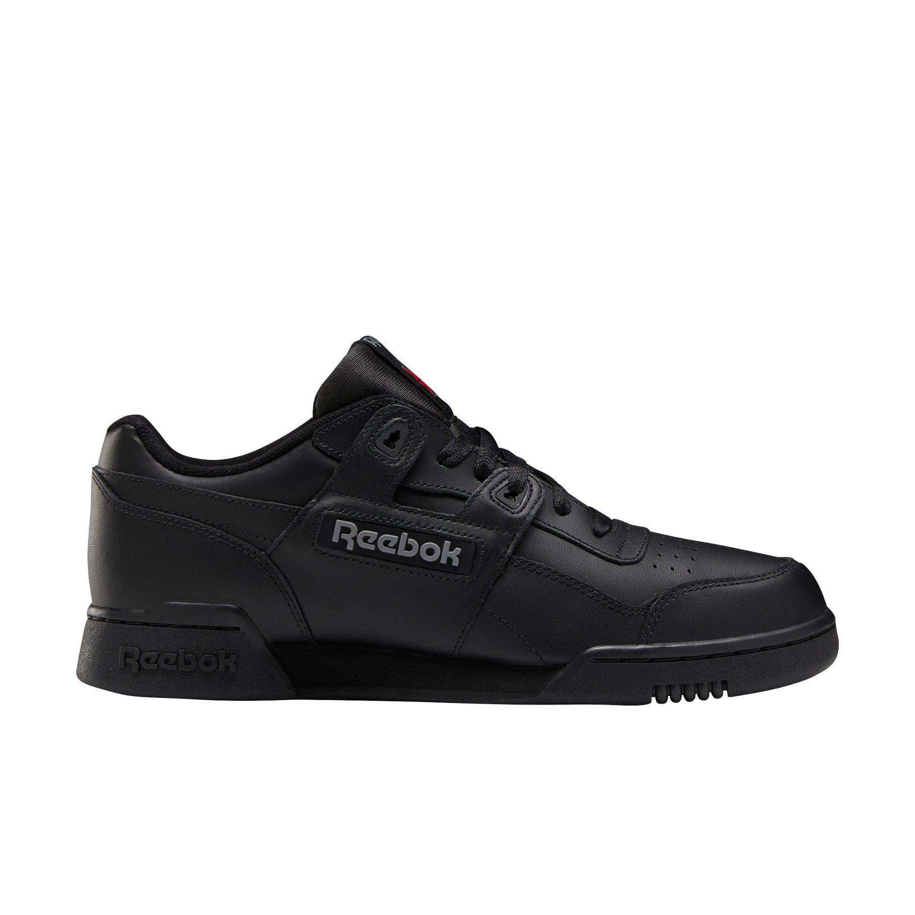 Reebok Classic Workout Plus "Black/Charcoal" Men's Shoe - BLACK/GREY Thumbnail View 1