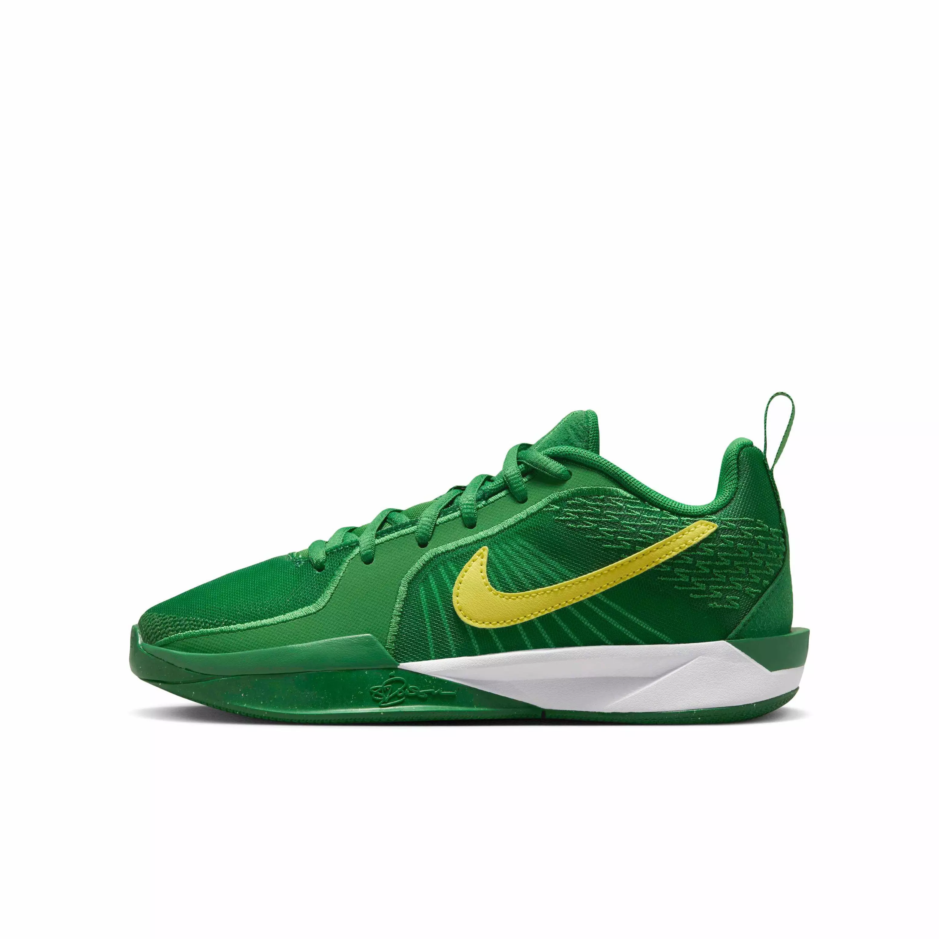 Nike Sabrina 2 "Apple Green/White/Yellow Strike" Grade School Boys' Basketball Shoe - GREEN/WHITE/YELLOW