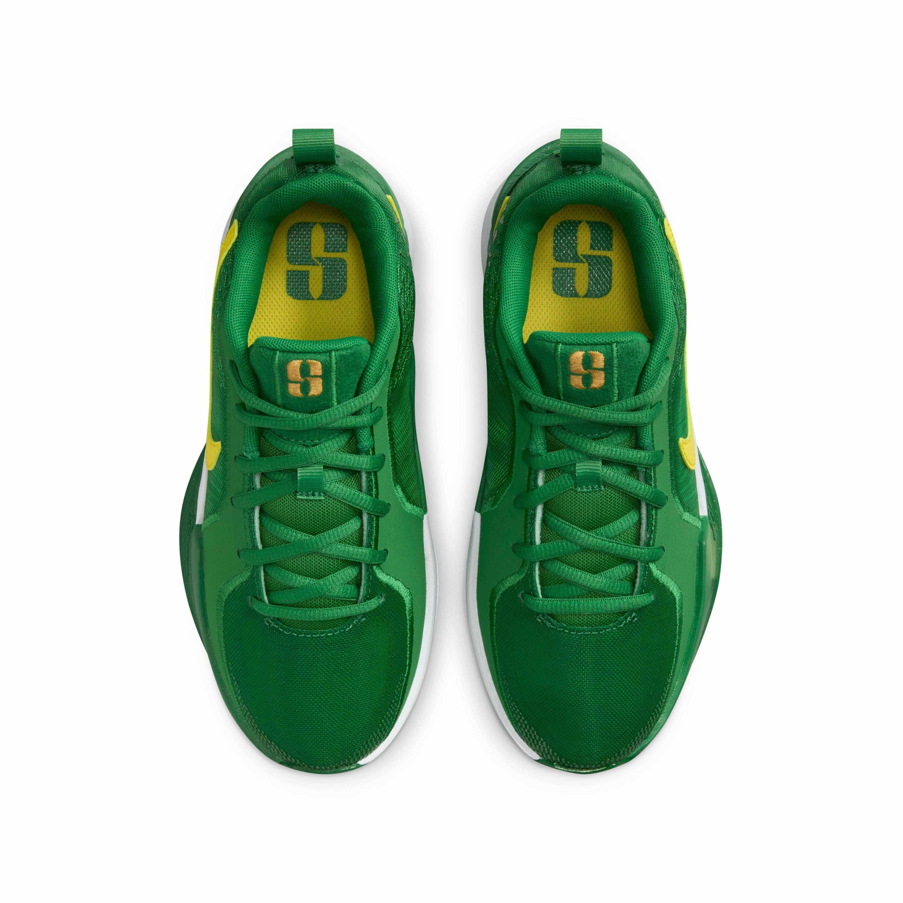 Nike Sabrina 2 Grade School Boys' "Apple Green/White/Yellow Strike" Basketball Shoe
