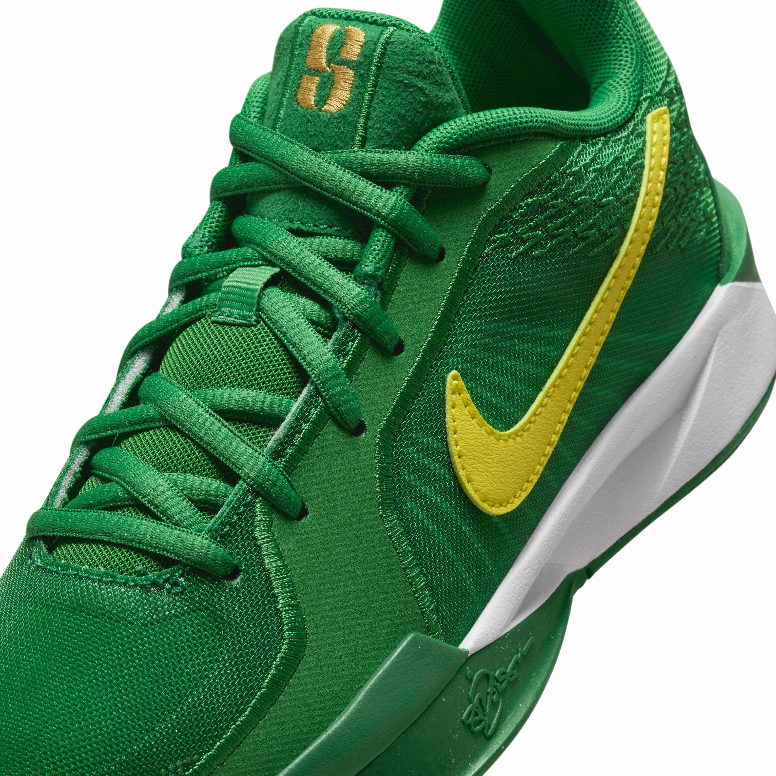 Nike Sabrina 2 Grade School Boys' "Apple Green/White/Yellow Strike" Basketball Shoe