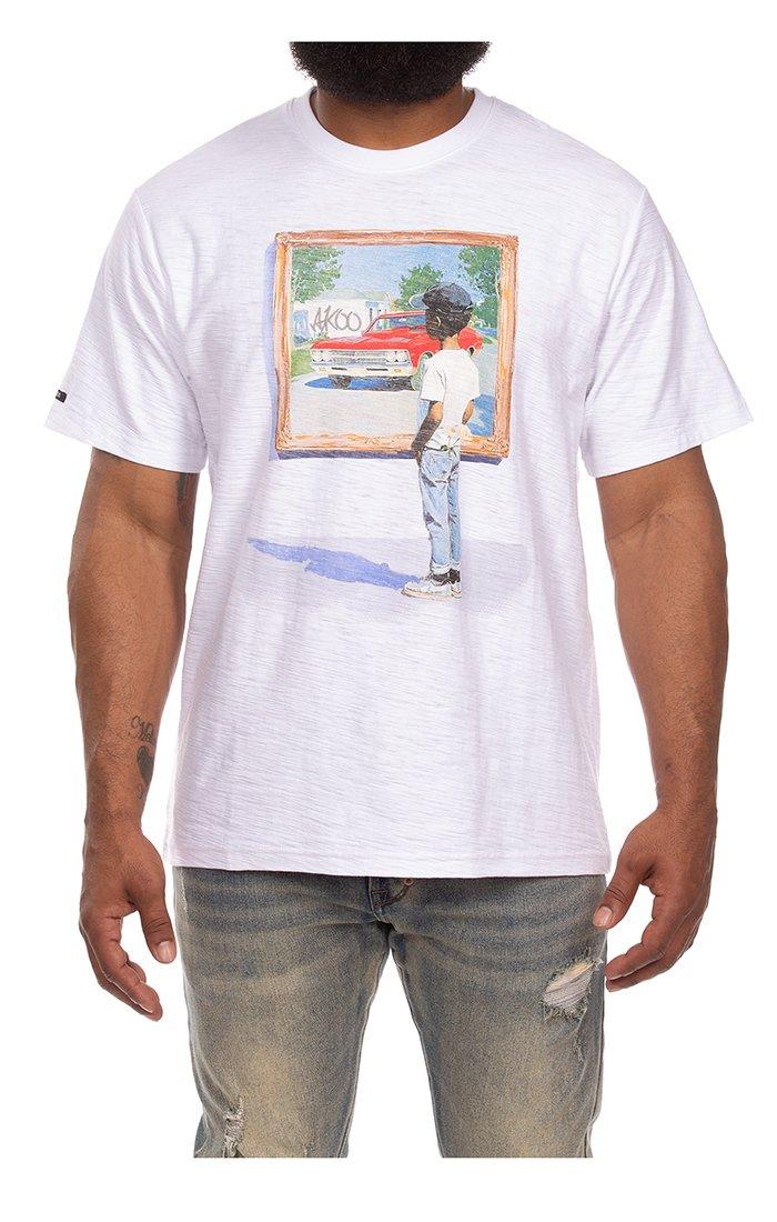 AKOO Men's Gallery Graphic Tee - WHITE Thumbnail View 1