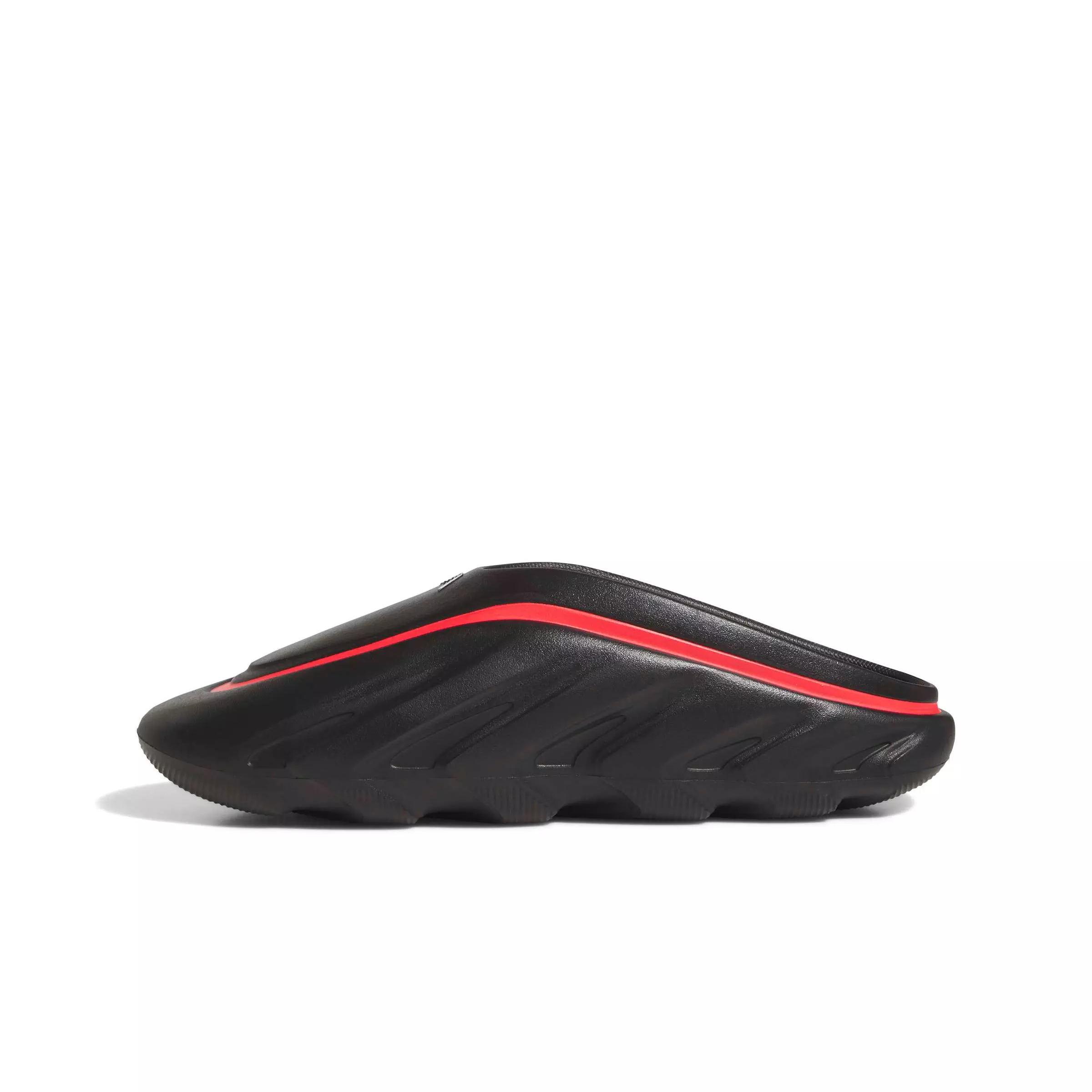 adidas Anthony Edwards Adifoam "Core Black" Men's Mule - BLACK/RED/SILVER