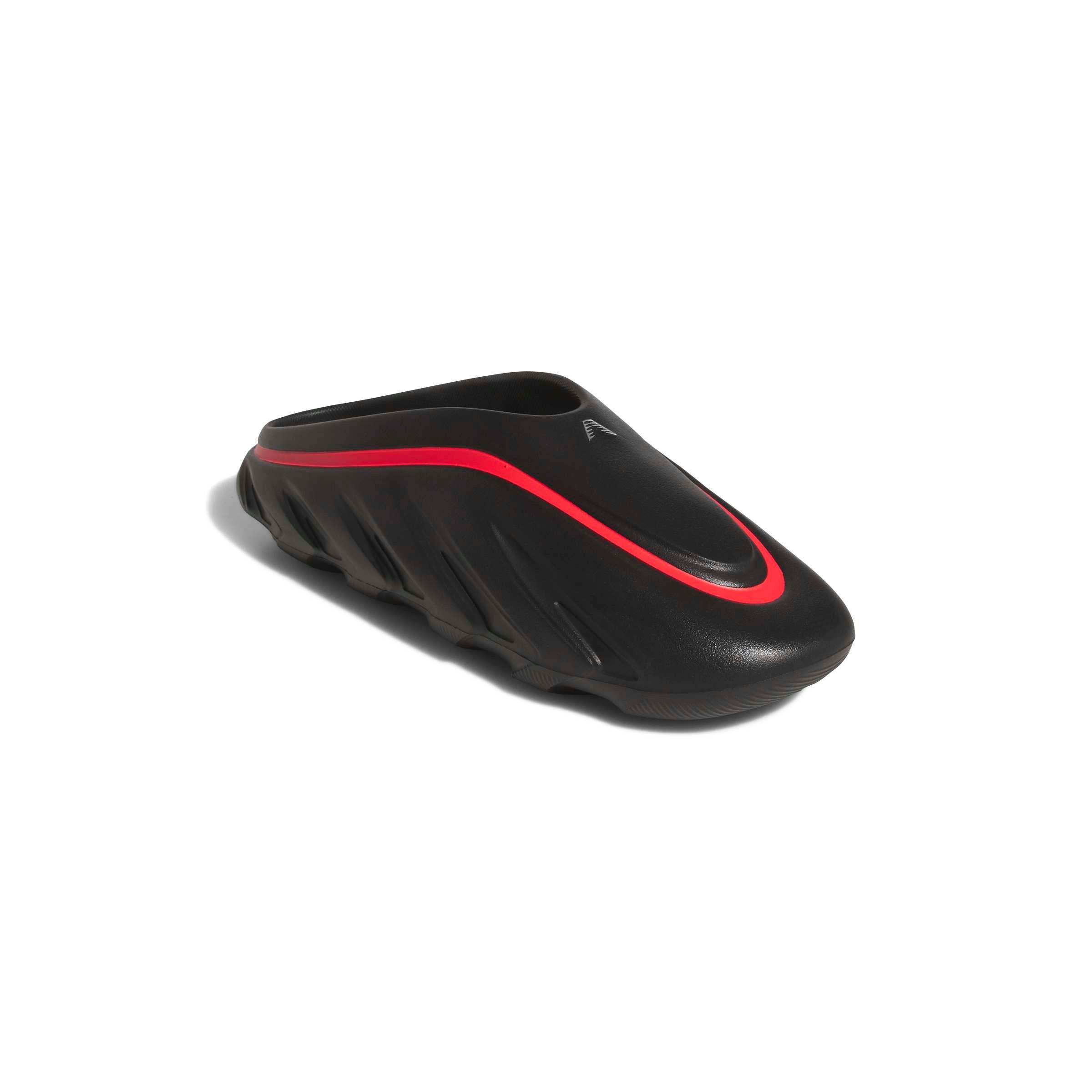 adidas Anthony Edwards Adifoam "Core Black" Men's Mule - BLACK/RED/SILVER
