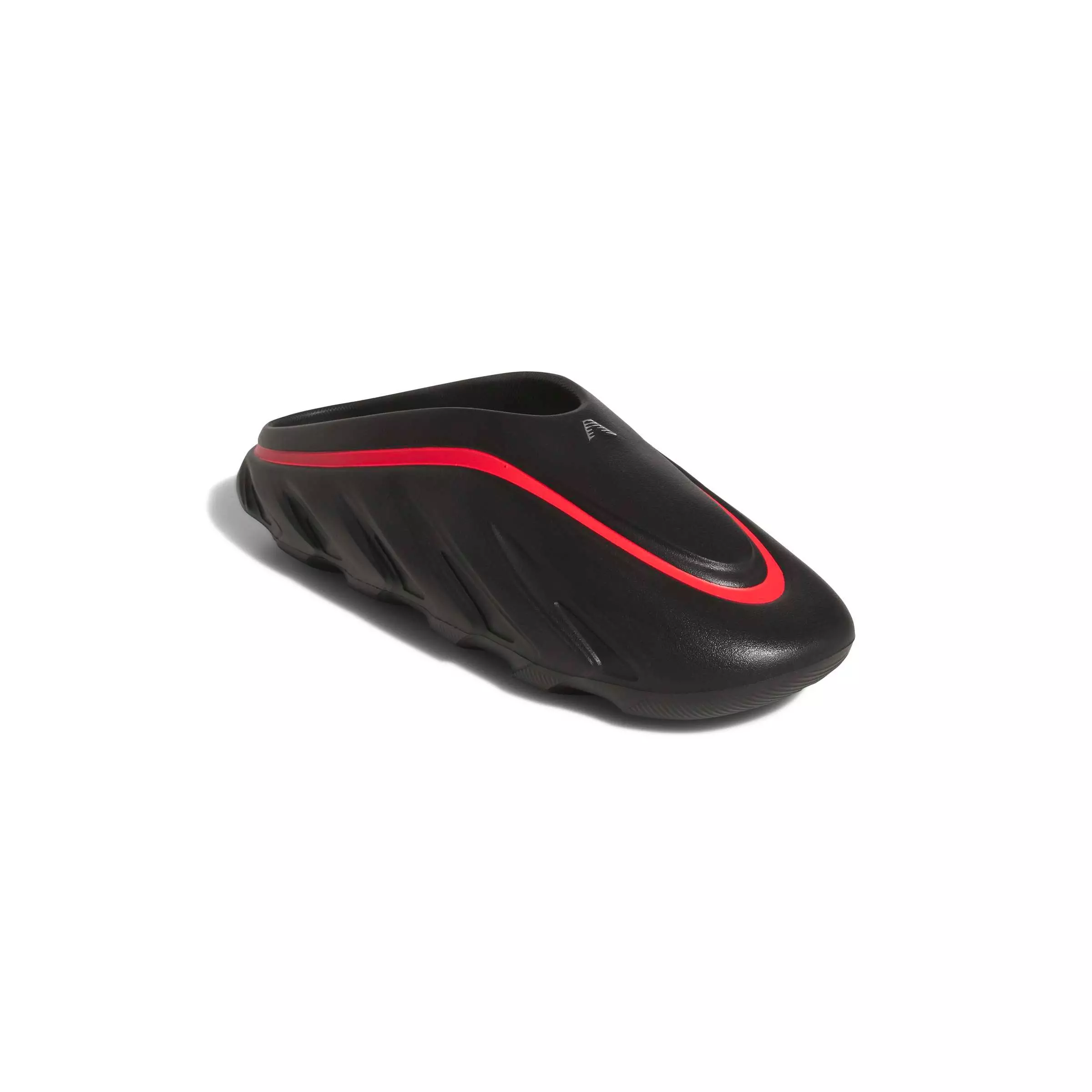 adidas Anthony Edwards Adifoam "Core Black" Men's Mule - BLACK/RED/SILVER