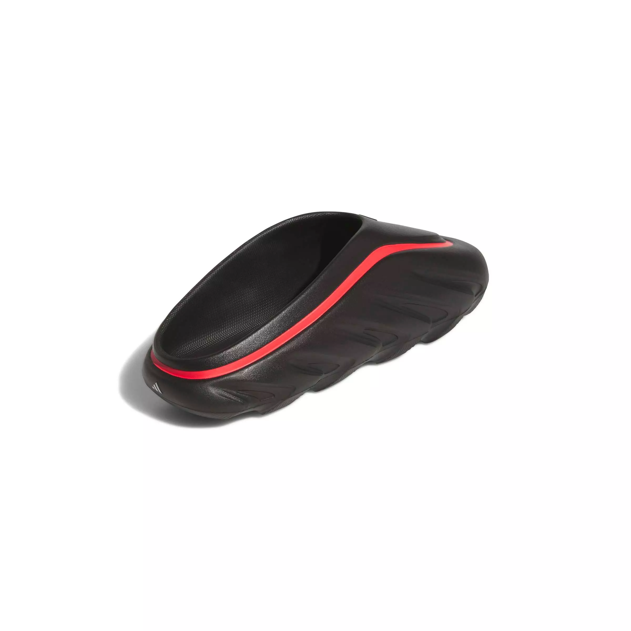 adidas Anthony Edwards Adifoam "Core Black" Men's Mule - BLACK/RED/SILVER