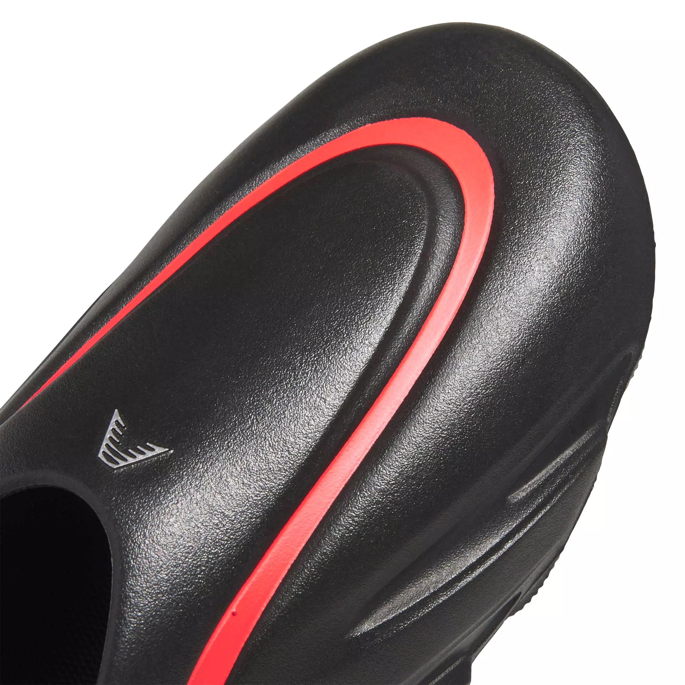 adidas Anthony Edwards Adifoam "Core Black" Men's Mule - BLACK/RED/SILVER