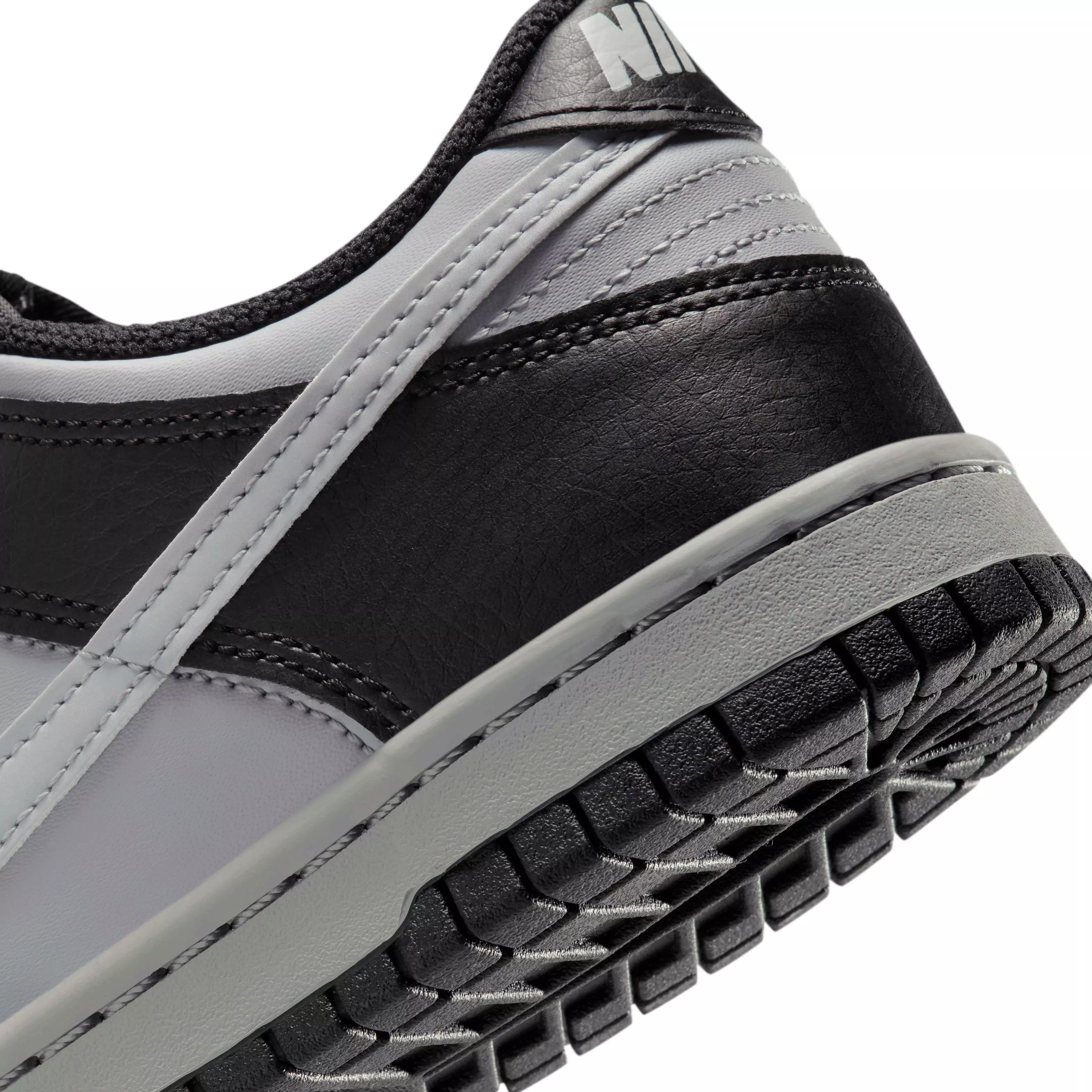 Nike Dunk Low "Black/Wolf Grey" Grade School Boys' Shoe - BLACK/GREY