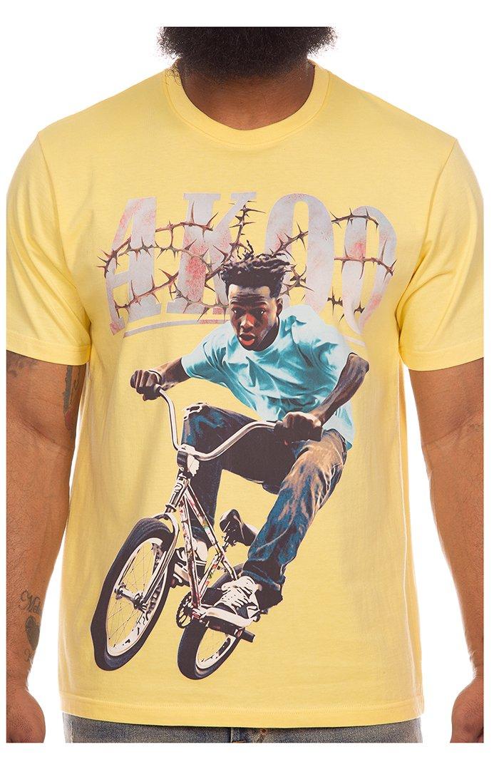 AKOO Men's Curb King Graphic Tee - YELLOW Thumbnail View 3