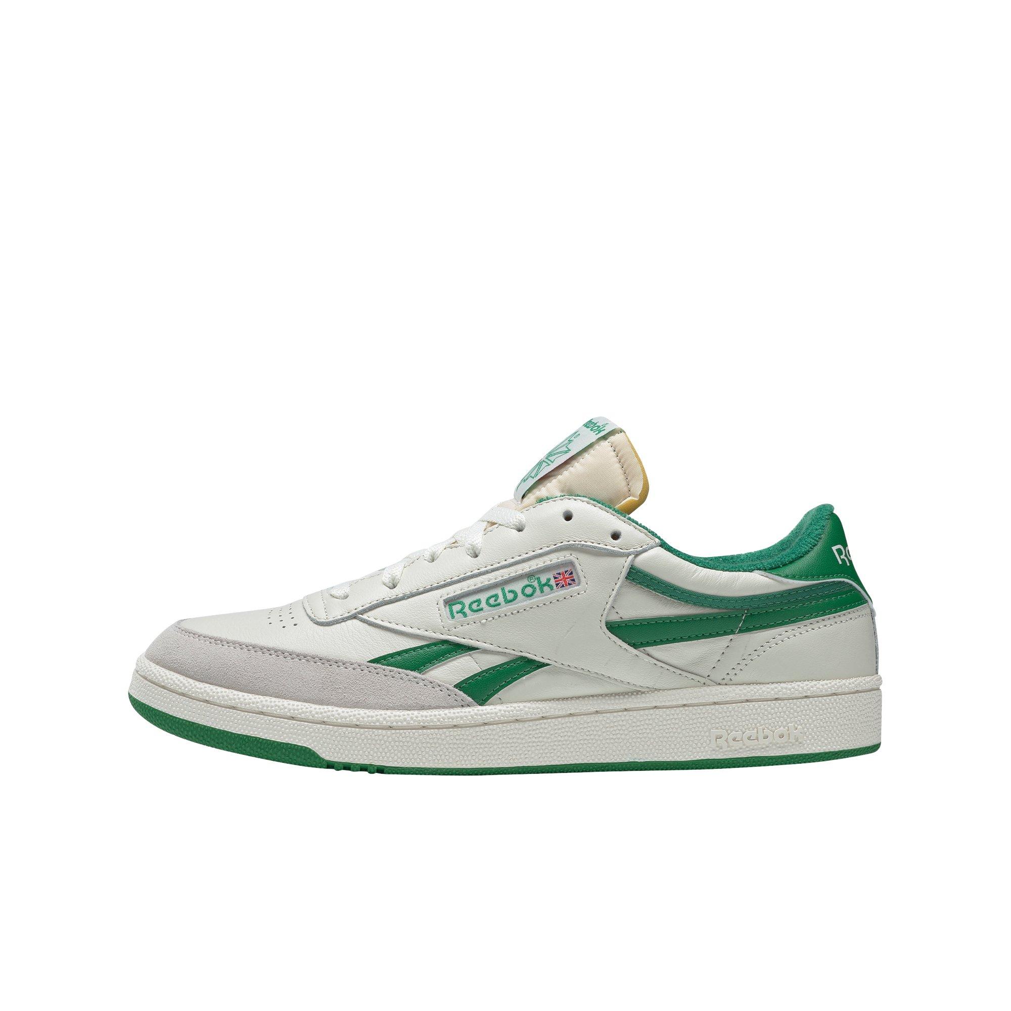 Reebok CLUB C REVENGE White - CHALK/VARSITY GREEN F23/REEBOK RUBB