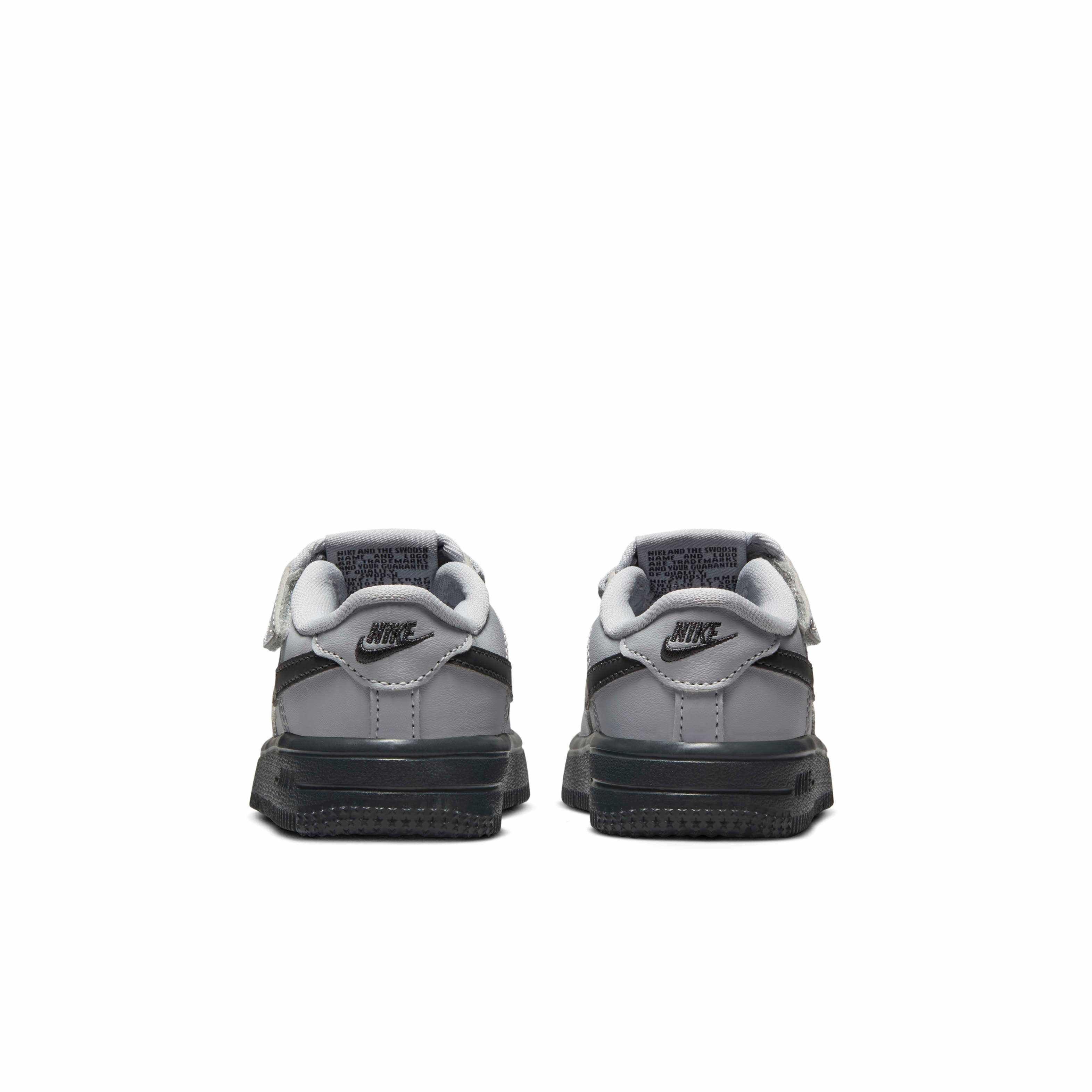 Nike Force 1 Low EasyOn Infant Boys' "Wolf Grey/Dark Smoke Grey" Shoe