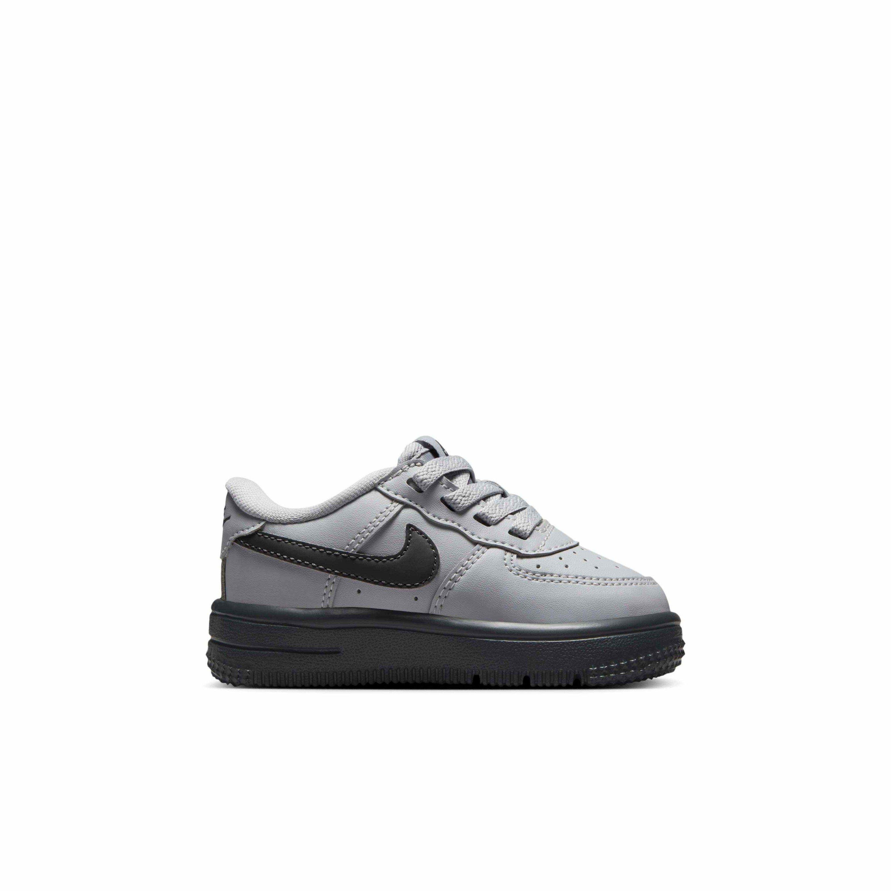 Nike Force 1 Low EasyOn "Wolf Grey/Dark Smoke Grey" Infant Boys' Shoe