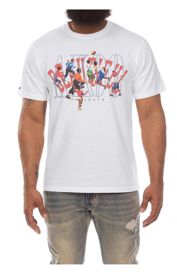 AKOO Men's Touchdown Graphic Tee - WHITE Thumbnail View 1