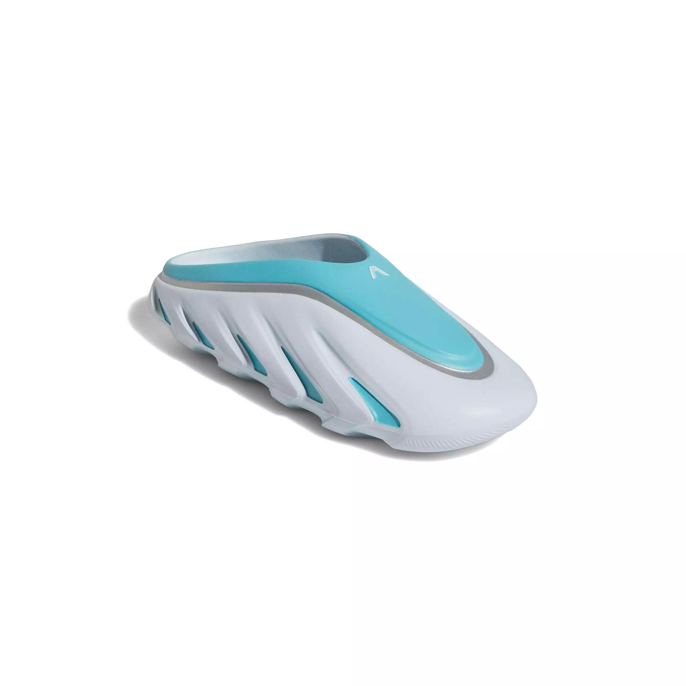 adidas Anthony Edwards Adifoam "Bliss Blue" Men's Mule - BLUE/SKY/GREY