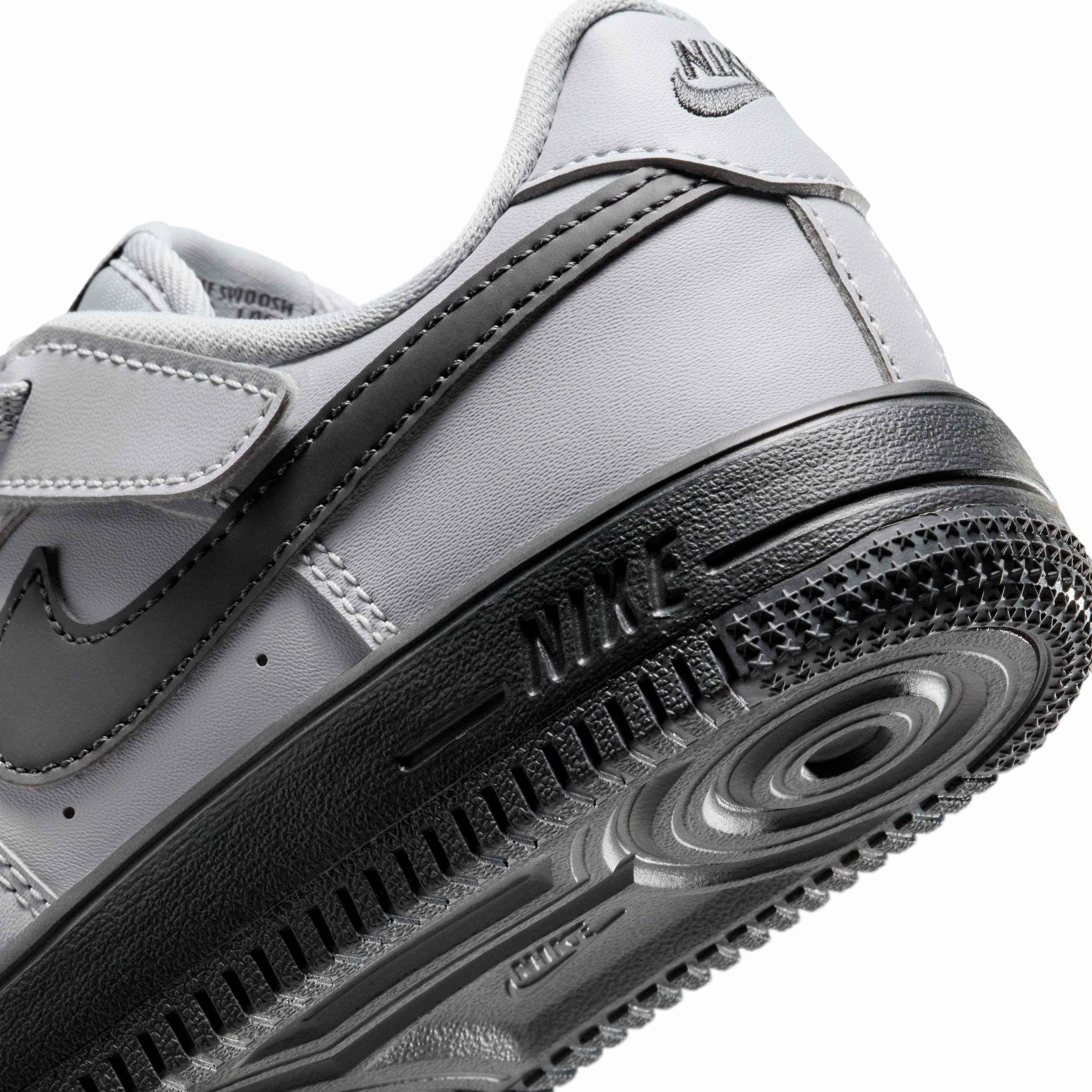 Nike Force 1 Low EasyOn Preschool Boys' "Wolf Grey/Dark Smoke Grey" Shoe