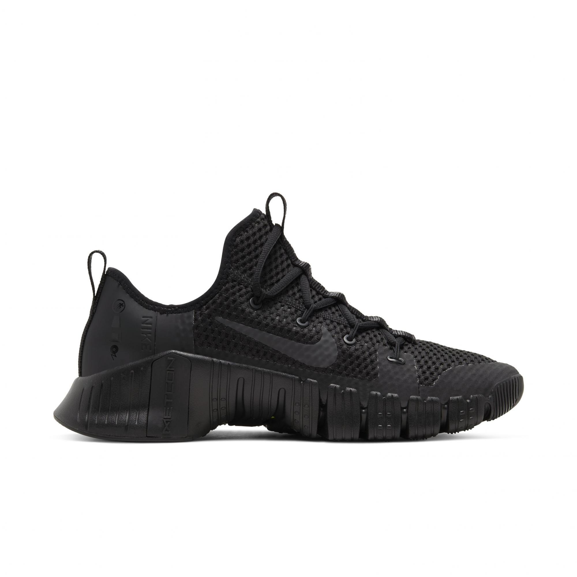 nike free x metcon all black