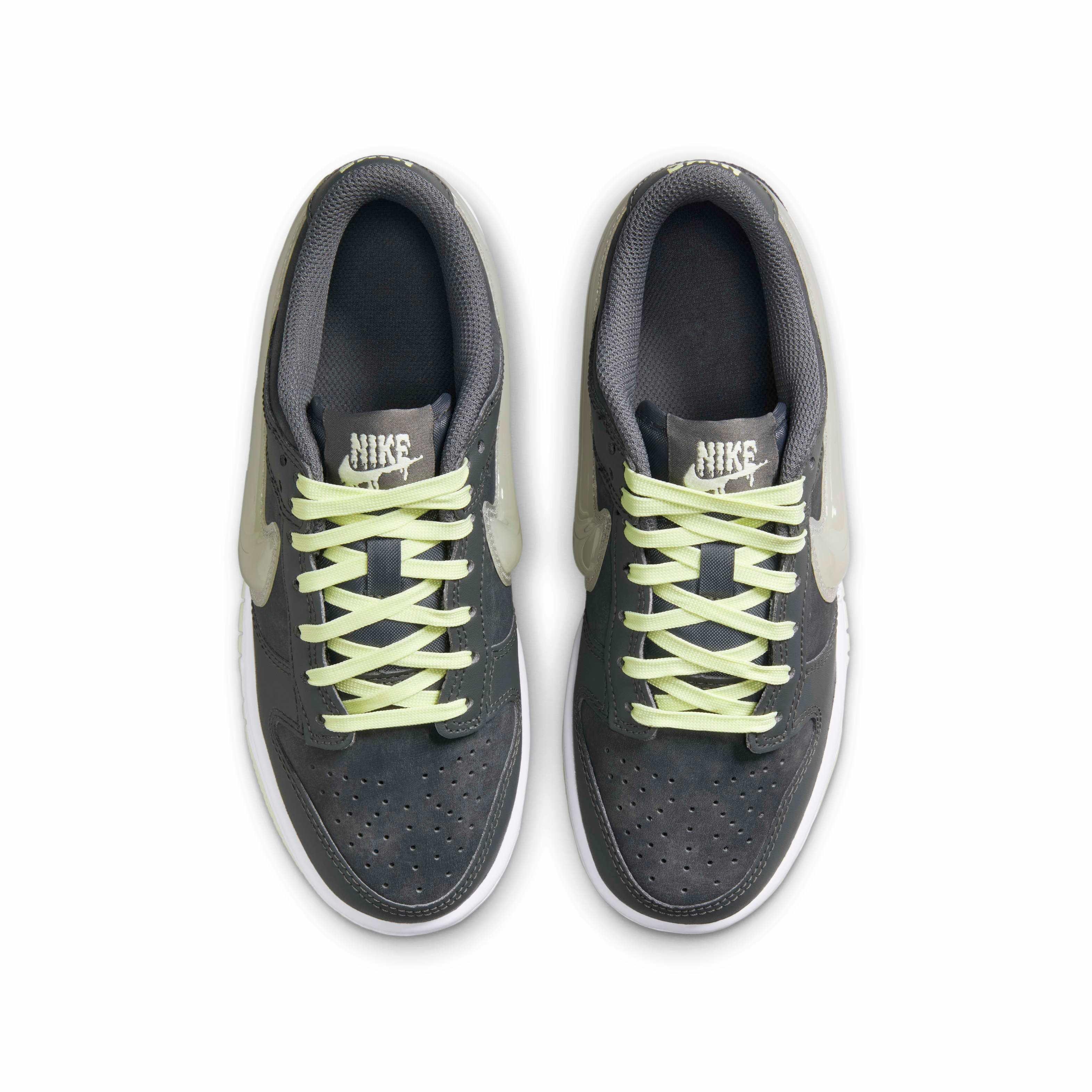 Nike Dunk Low Grade School Boys' "Iron Grey/Lime Ice/White/Cool Grey" Shoe
