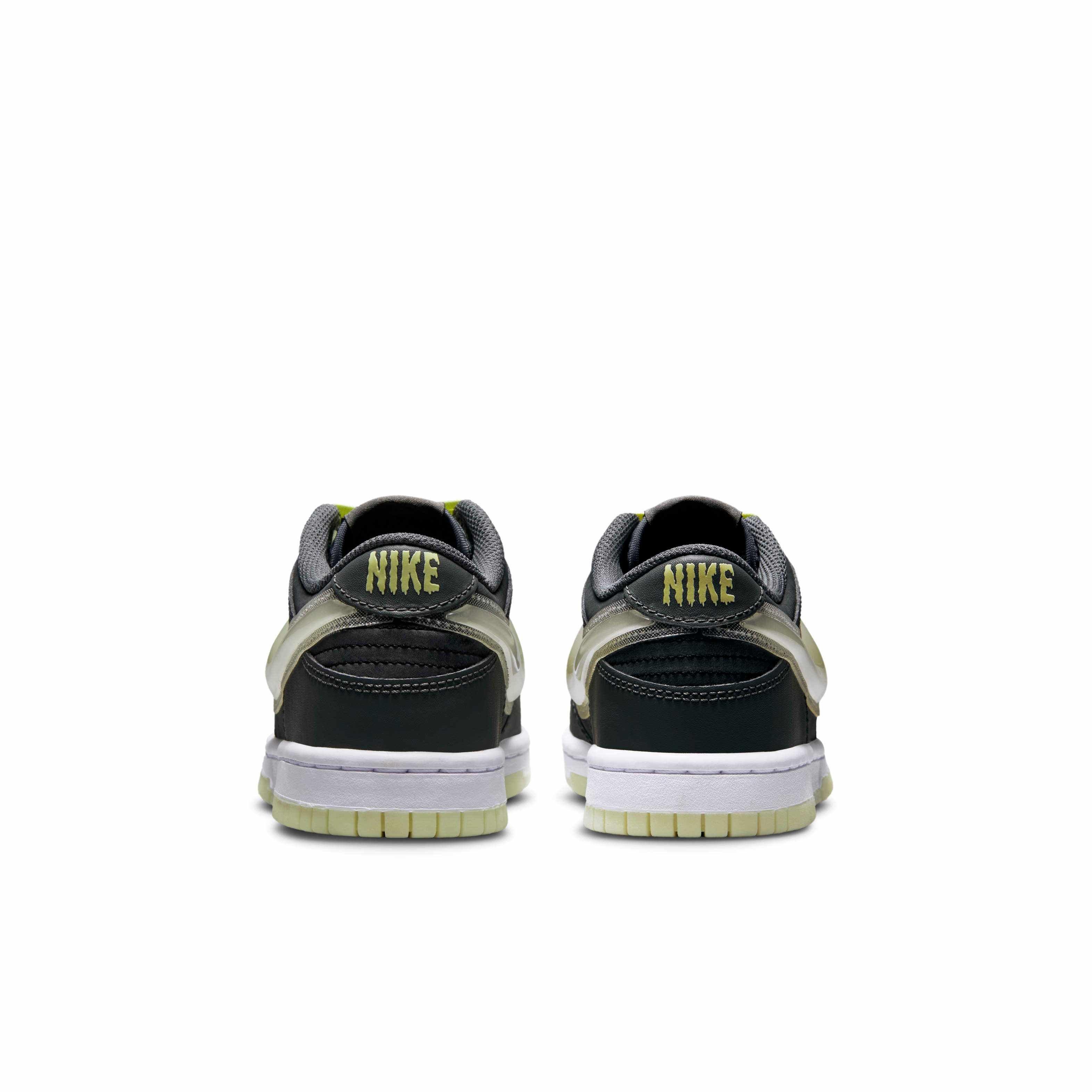 Nike Dunk Low Grade School Boys' "Iron Grey/Lime Ice/White/Cool Grey" Shoe