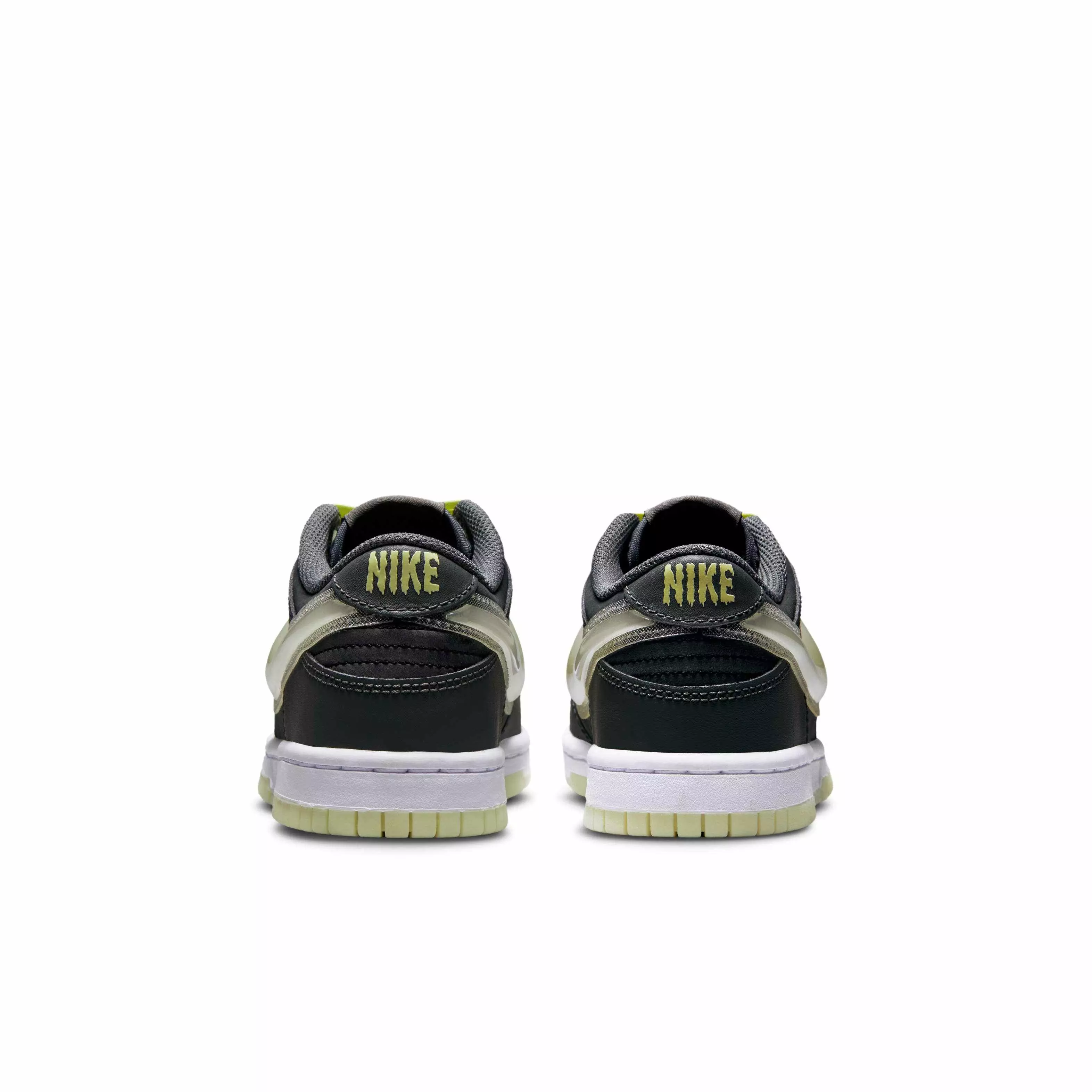 Nike Dunk Low "Iron Grey/Lime Ice/White/Cool Grey" Grade School Boys' Shoe - GREY/LIME/WHITE/GREY