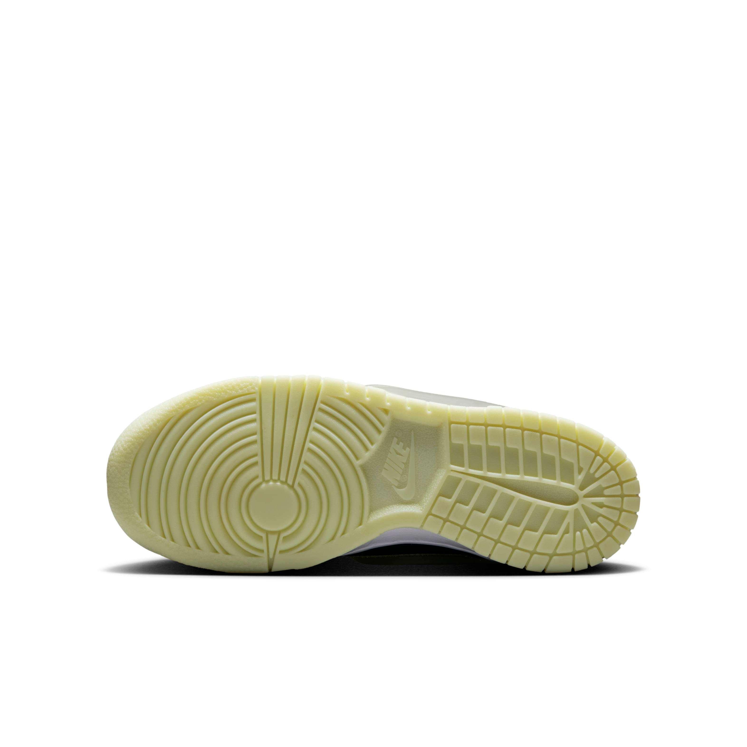 Nike Dunk Low Grade School Boys' "Iron Grey/Lime Ice/White/Cool Grey" Shoe