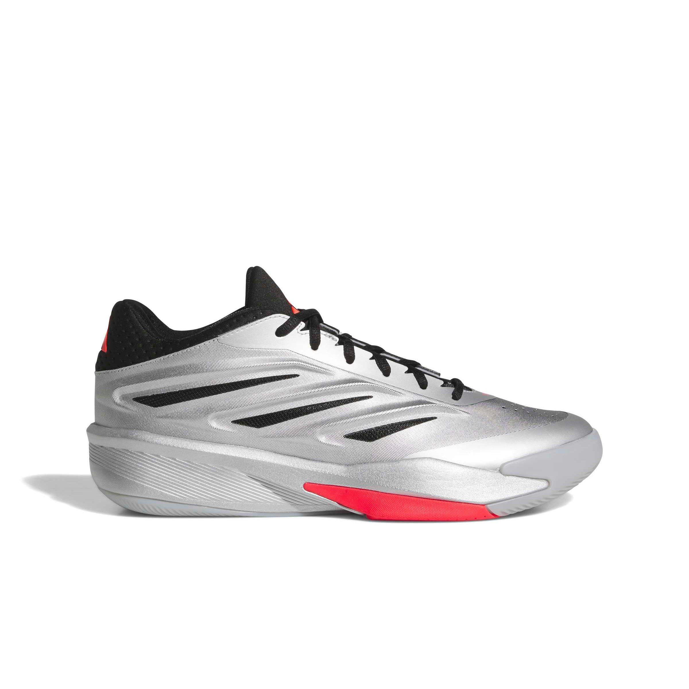 adidas Crazy Energy "Silver Metallic/Core Black/Lucid Red" Men's Basketball Shoe - SILVER/BLACK/RED Thumbnail View 1