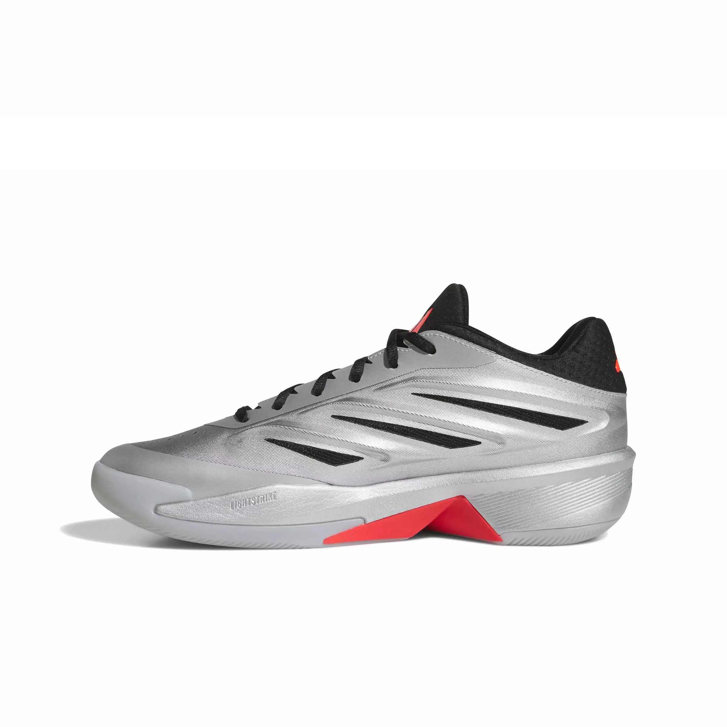 adidas Crazy Energy "Silver Metallic/Core Black/Lucid Red" Men's Basketball Shoe - SILVER/BLACK/RED