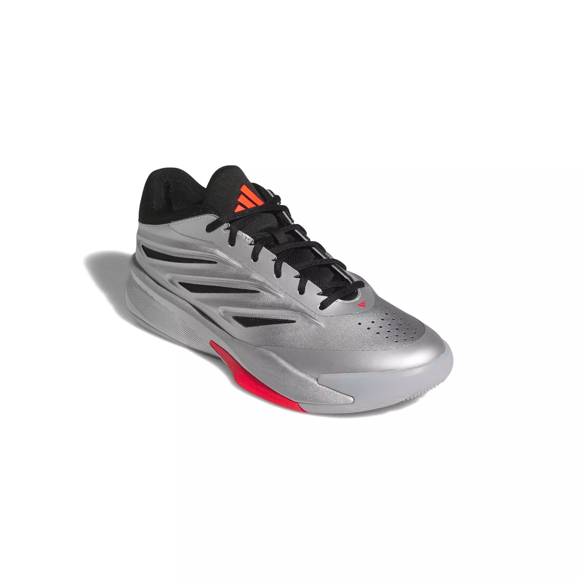 adidas Crazy Energy "Silver Metallic/Core Black/Lucid Red" Men's Basketball Shoe - SILVER/BLACK/RED