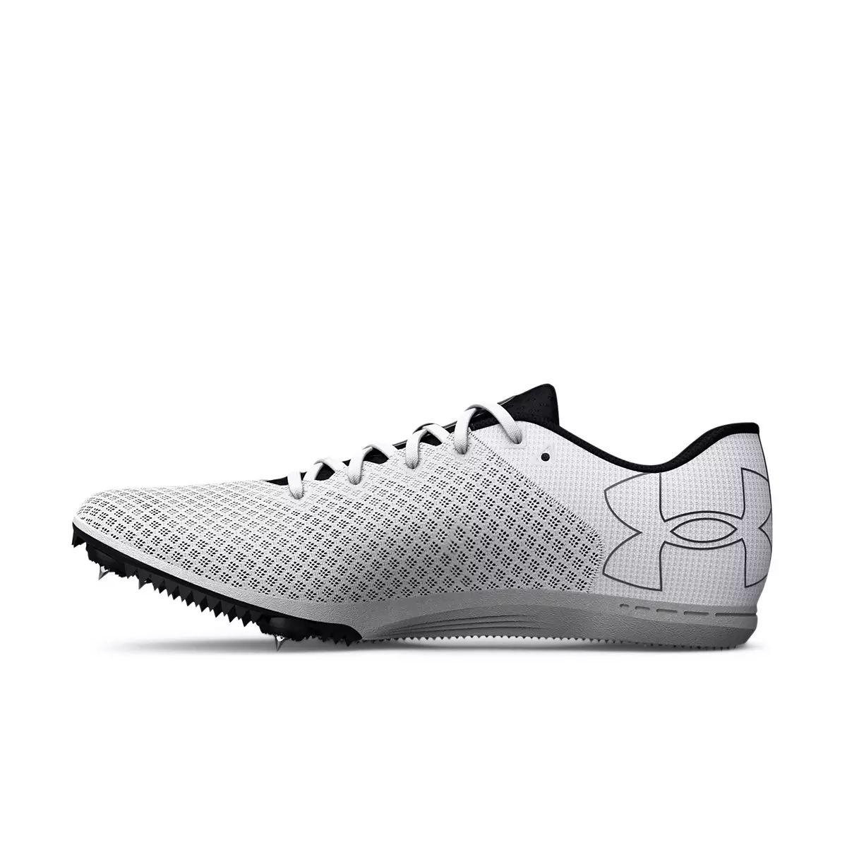 Under Armour Kick Distance 4 "White/Black" Unisex Track Spike - WHITE/BLACK
