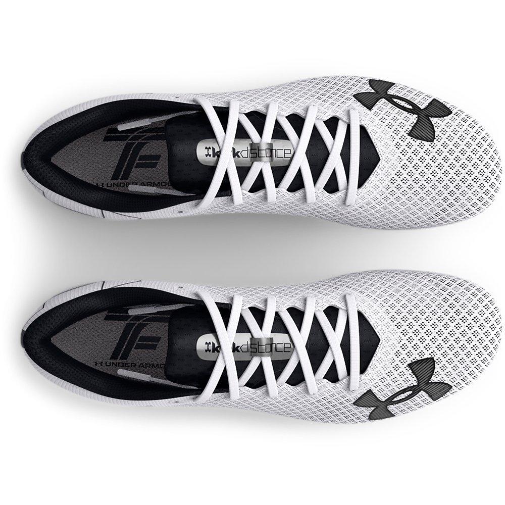 Under Armour Kick Distance 4 "White/Black" Unisex Track Spike - WHITE/BLACK Thumbnail View 4