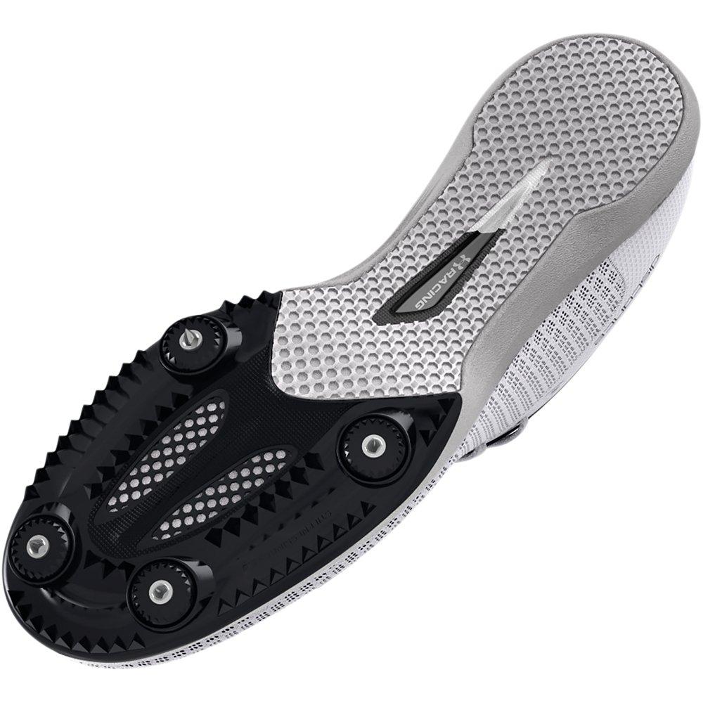 Under Armour Unisex Kick Distance 4 Track Spikes White sz. M10/W11. UA Kick Distance 4 Unisex Track Spikes | Under Armour main image 2