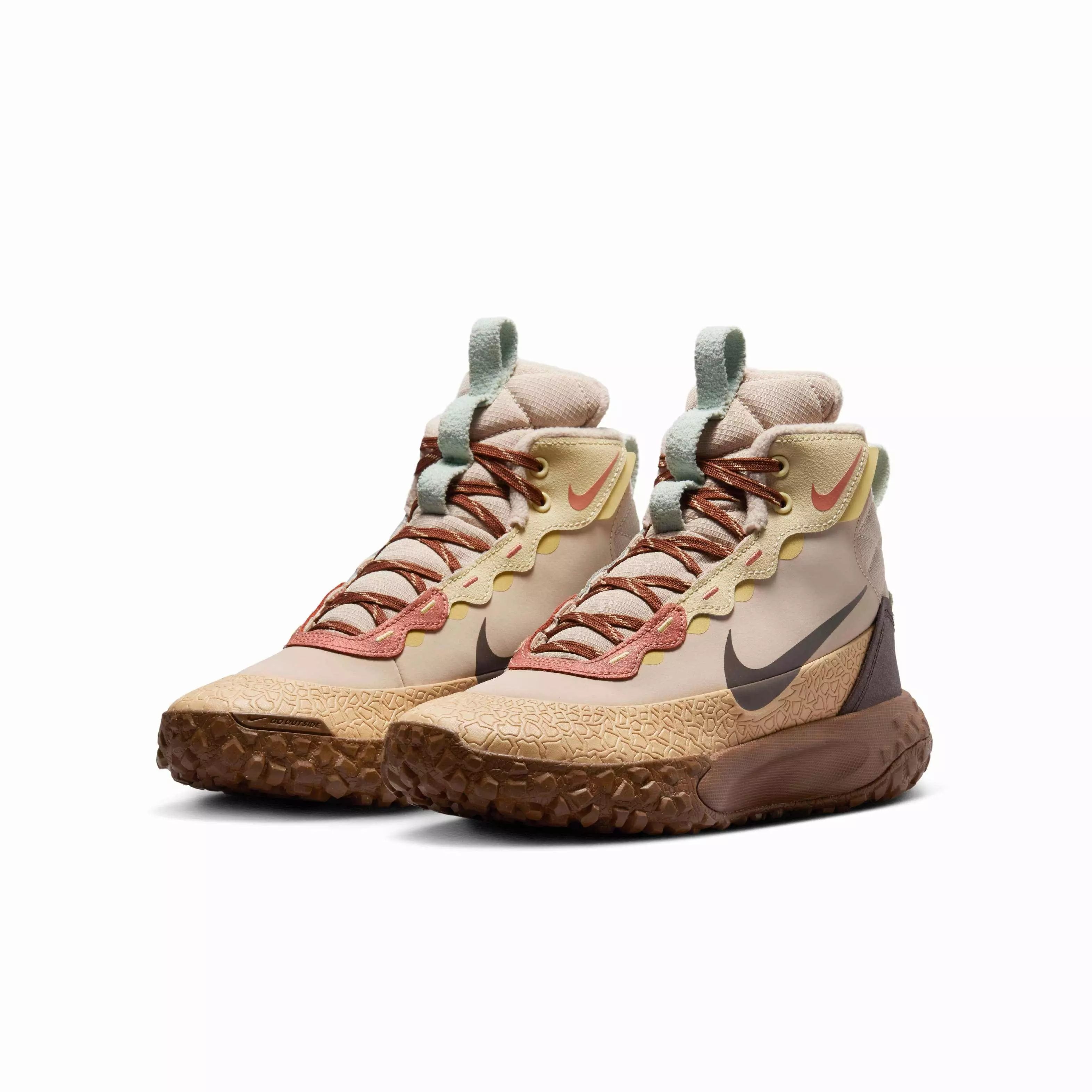Nike Terrascout "Sanddrift/Light British Tan/Seafoam/Baroque Brown" Grade School Boys' Boot - SANDDRIFT/LT TAN/SEAFOAM/BROWN