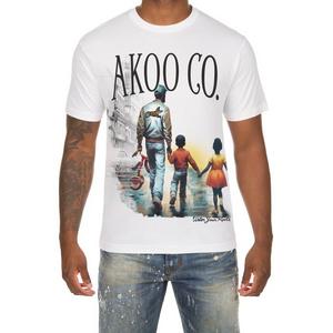 AKOO Men's Pops Short Sleeve Graphic Tee