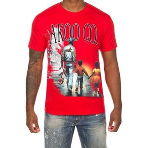 AKOO Men's Pops Short Sleeve Graphic Tee