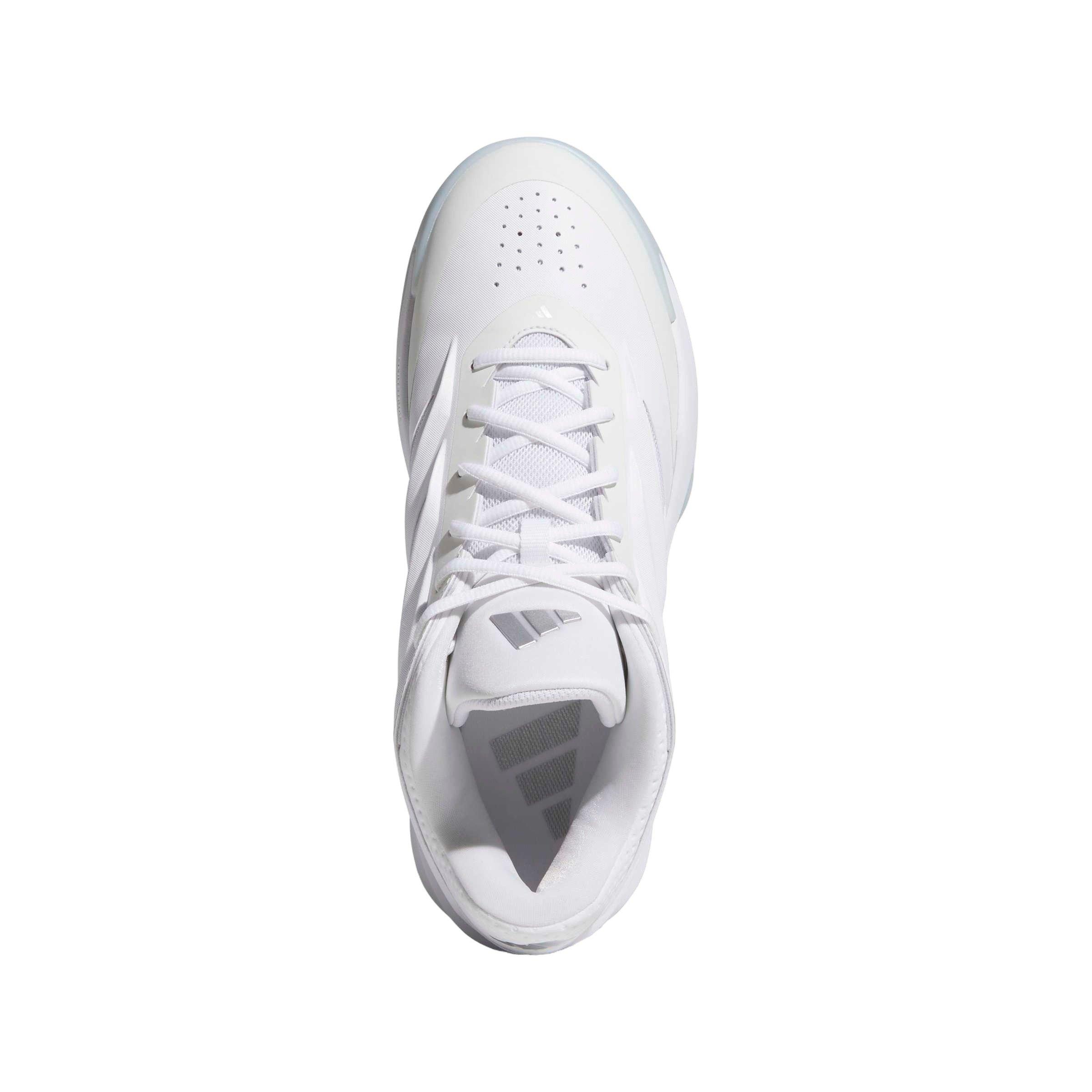 adidas Crazy Energy "Ftwr White/Silver Metallic/Ftwr White" Men's Basketball Shoe - WHITE/SILVER/WHITE Thumbnail View 7