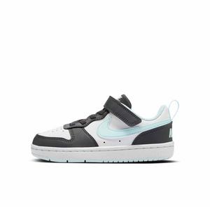 Nike Court Borough Low Recraft "Anthracite/White/Glacier Blue" Preschool Boys' Shoe