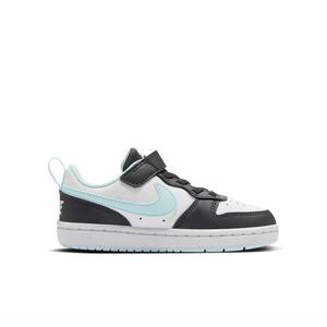 Nike Court Borough Low Recraft "Anthracite/White/Glacier Blue" Preschool Boys' Shoe