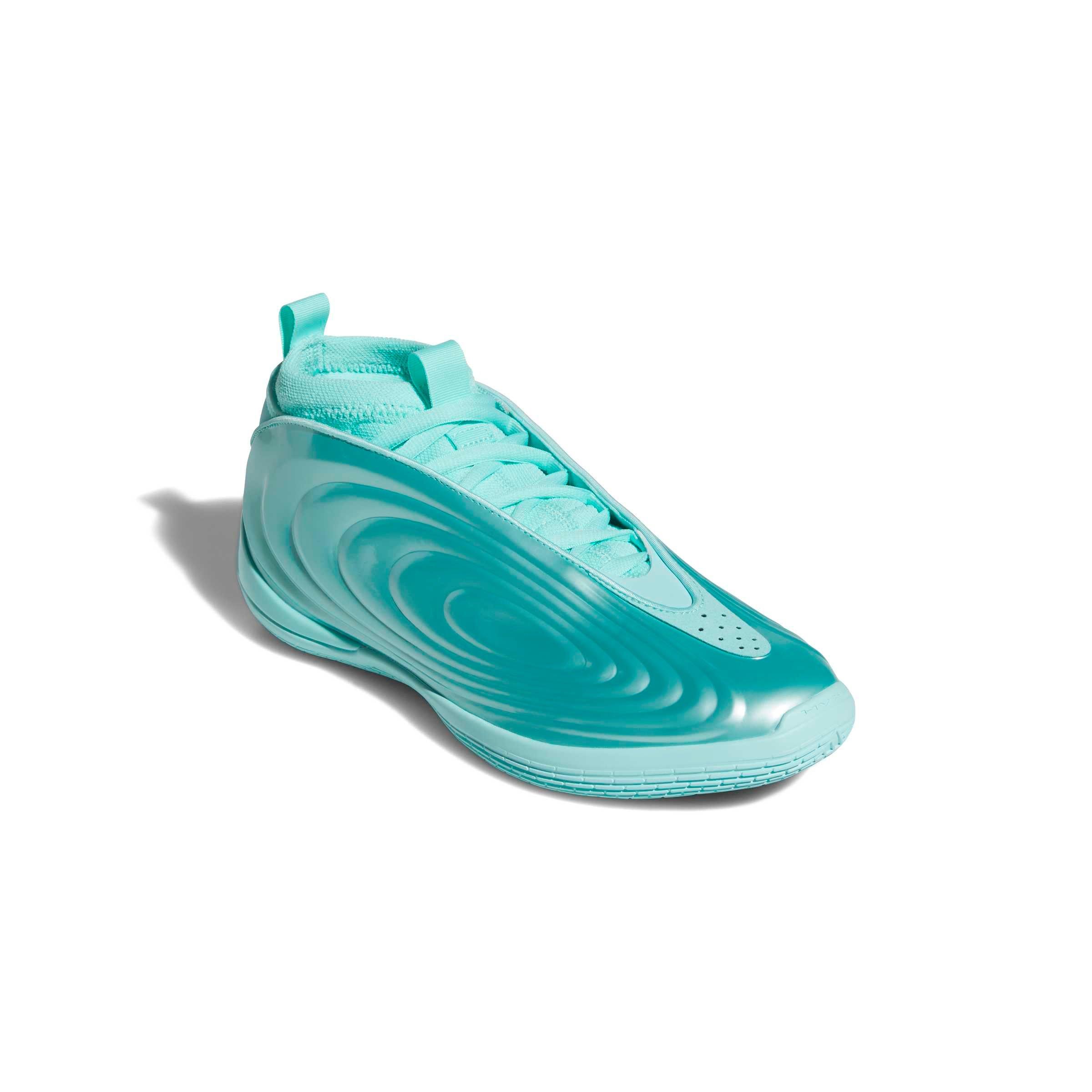 adidas Harden Volume 10 "Flash Aqua/Core Black/Flash Aqua" Men's Basketball Shoe - AQUA/BLACK/AQUA Thumbnail View 3