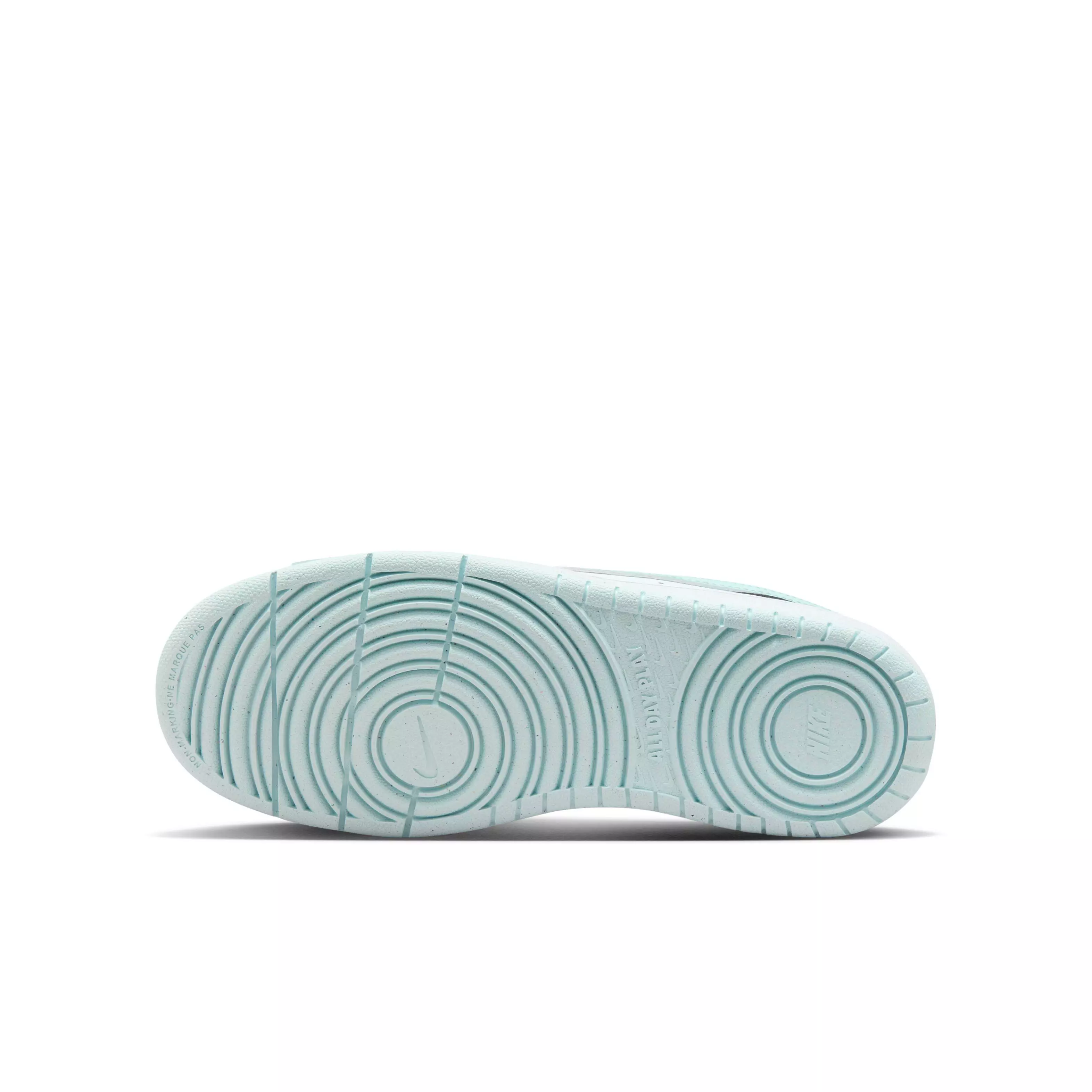 Nike Court Borough Low Recraft "Anthracite/White/Glacier Blue" Grade School Boys' Shoe - ANTHRACITE/WHITE/BLUE