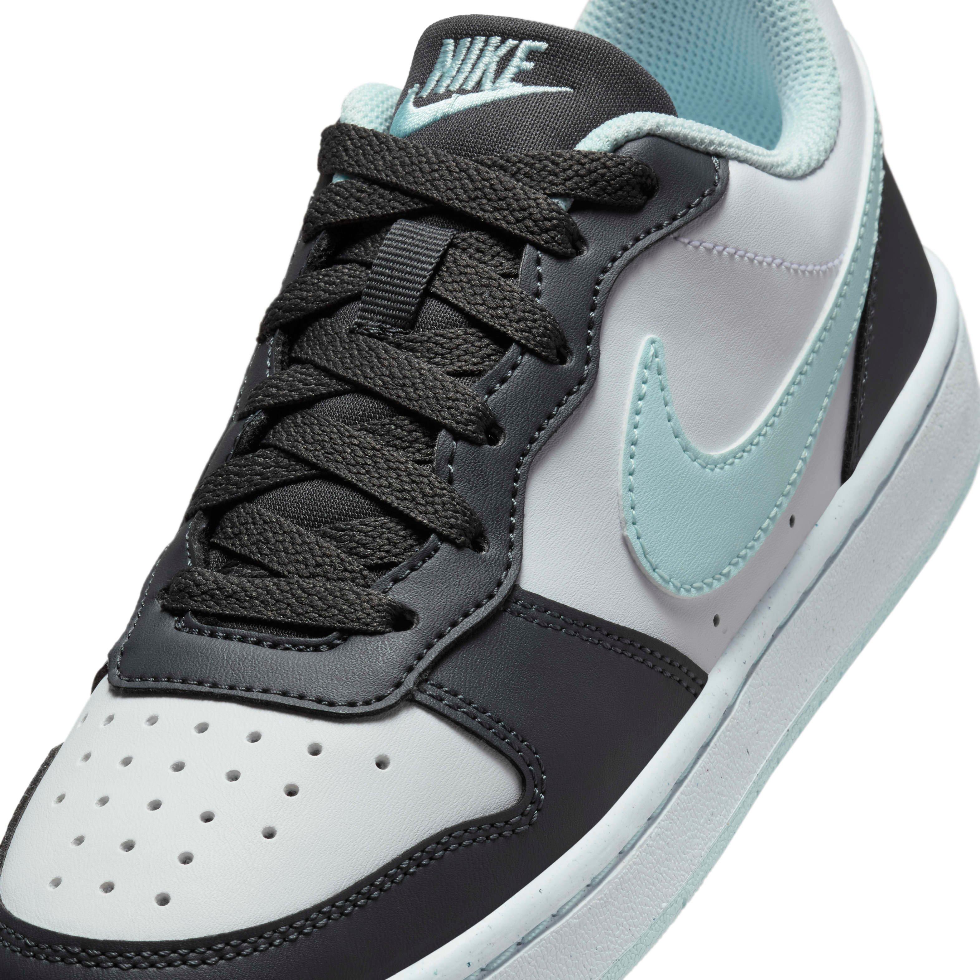 Nike Court Borough Low Recraft  Grade School Boys "Anthracite/White/Glacier Blue"' Shoe